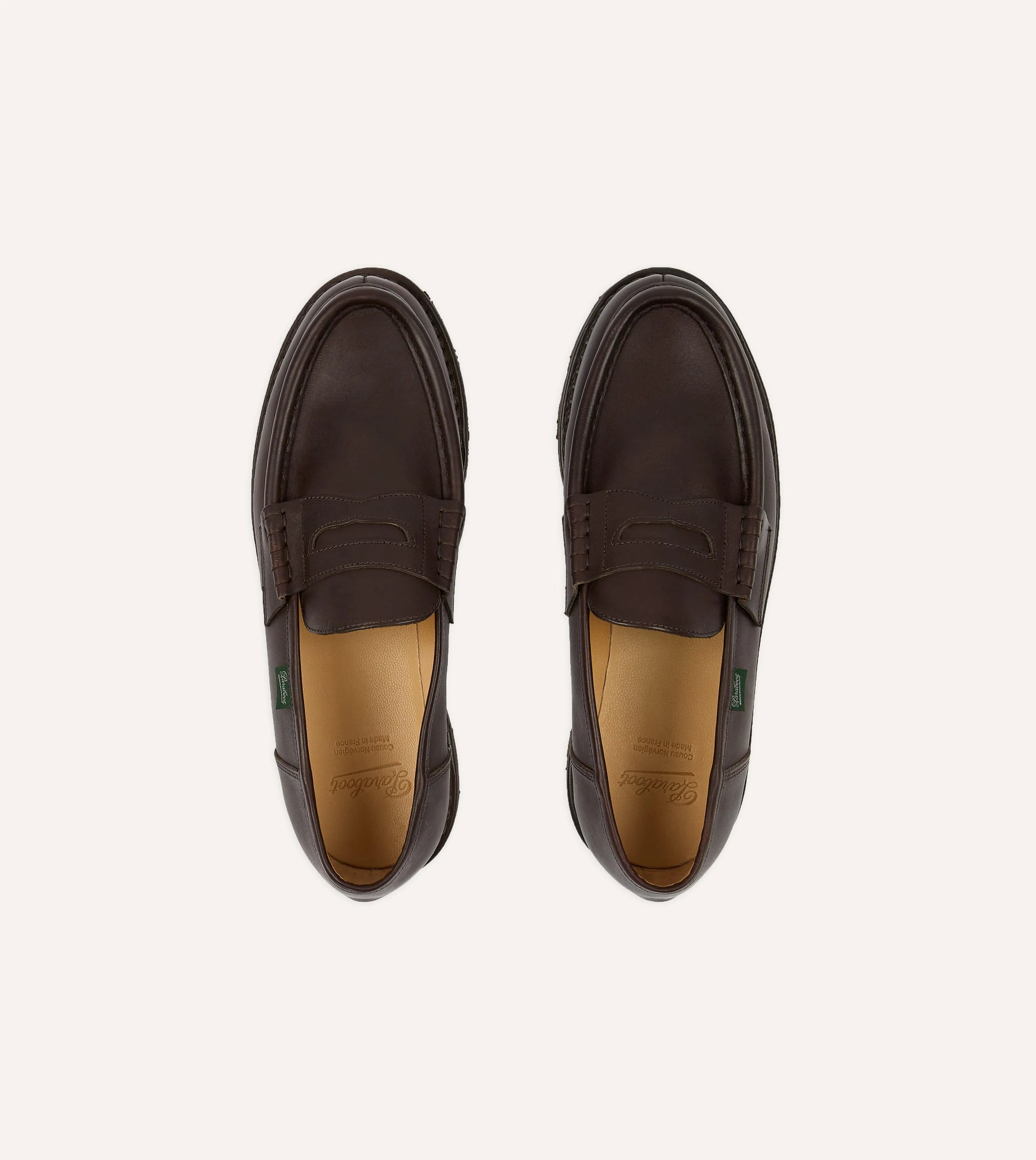 Paraboot Reims Écorce Leather Loafer sold by Drake's London product image thumbnail 4