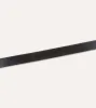 Black Unlined Bridle Leather Belt with Brass Buckle sold by Drake's London