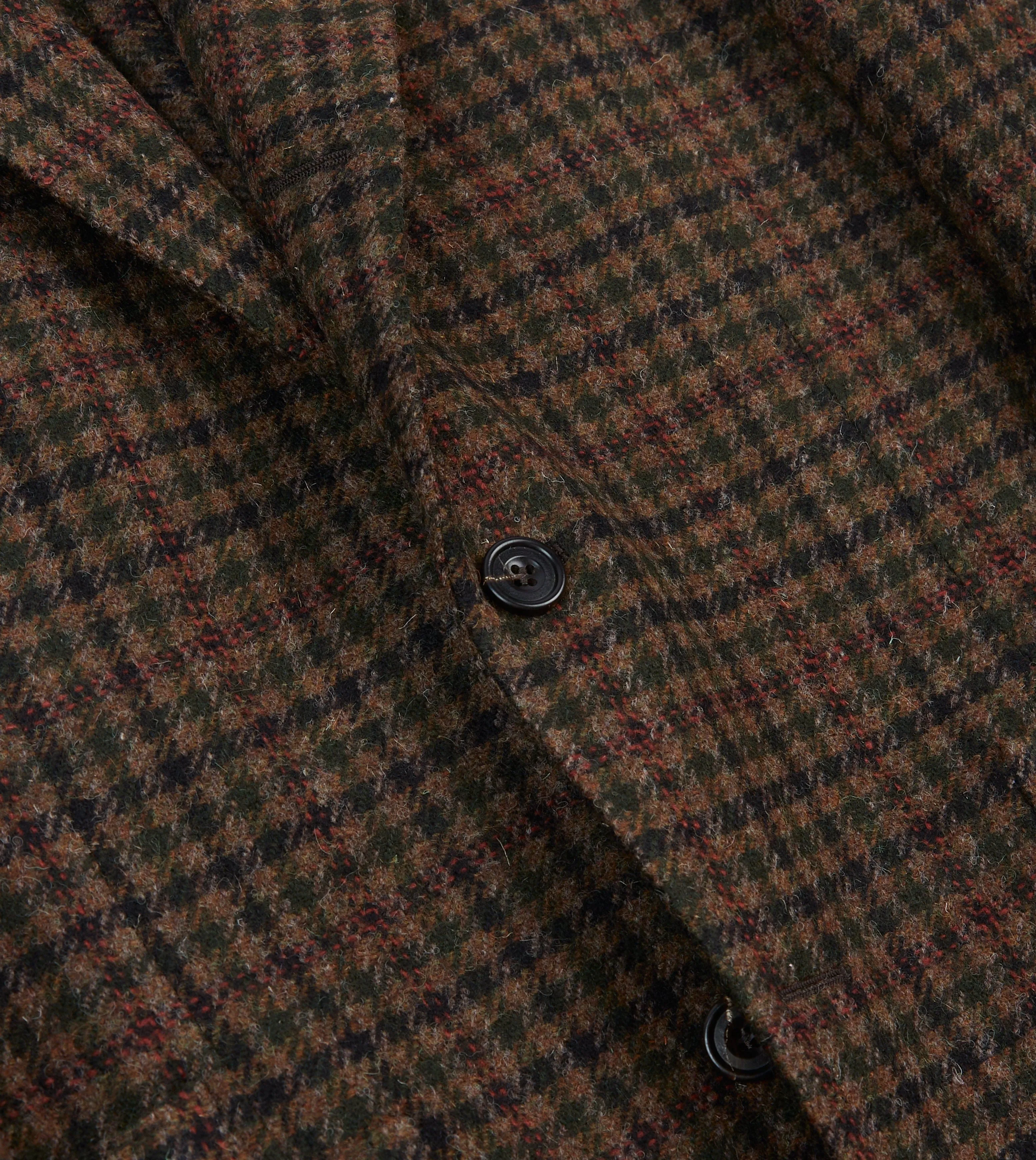 Green Gun Club Check Tweed Blazer sold by Drake's London product image thumbnail 5