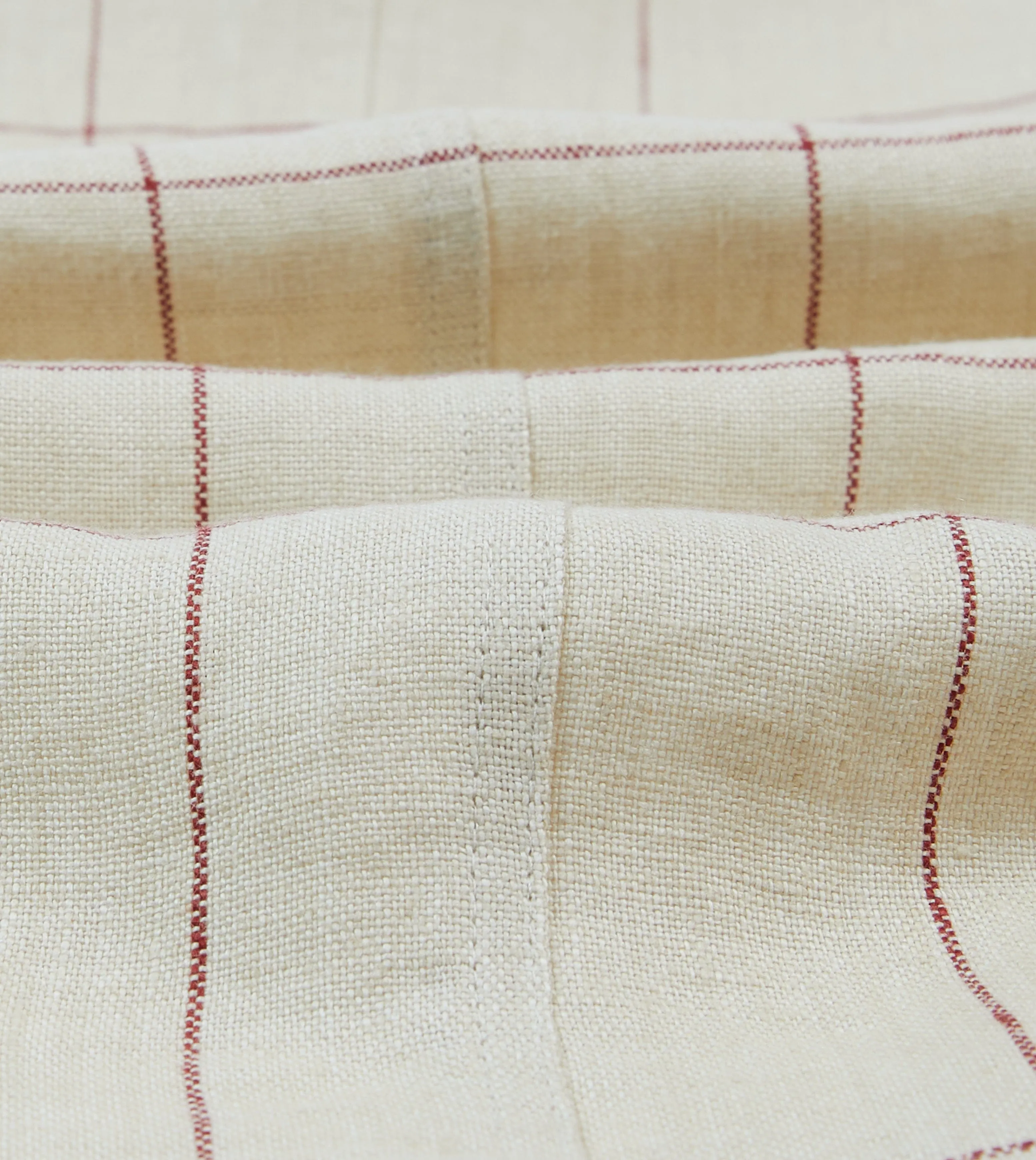 Ecru and Red Windowpane Check Games Blazer Mk. IV sold by Drake's London product image thumbnail 2