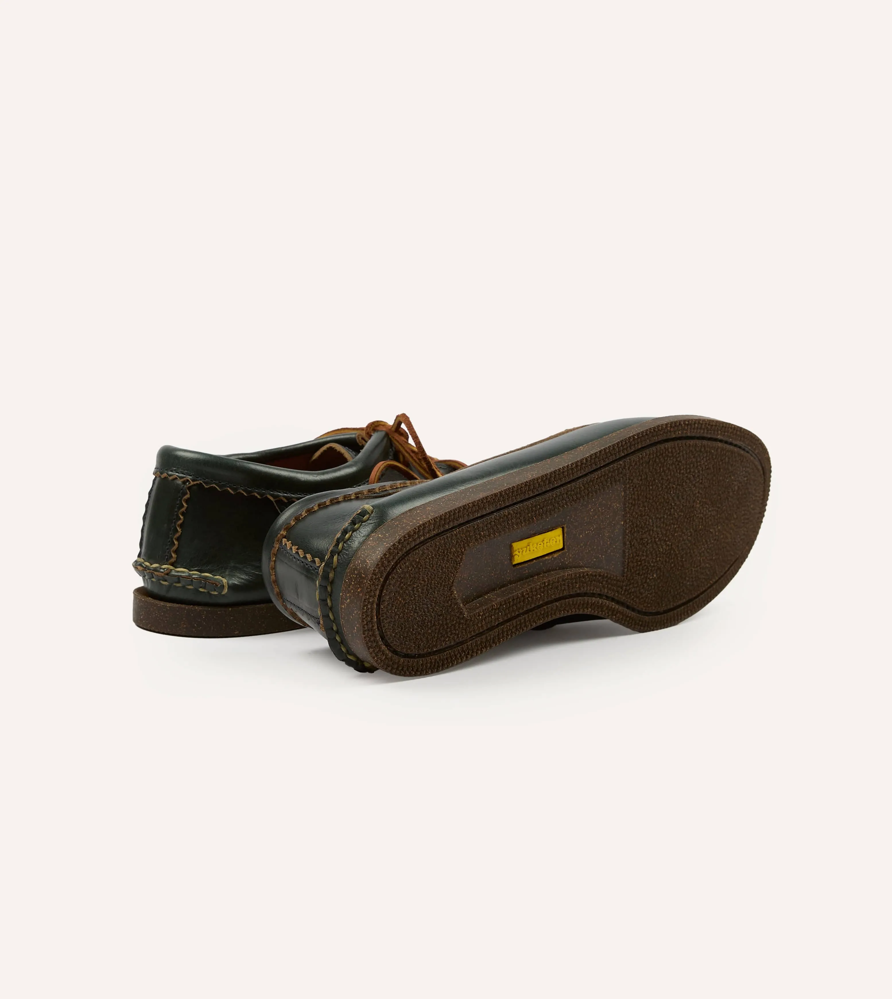 Yuketen Navy Kiltie Blucher with Camp Sole sold by Drake's London product image thumbnail 2