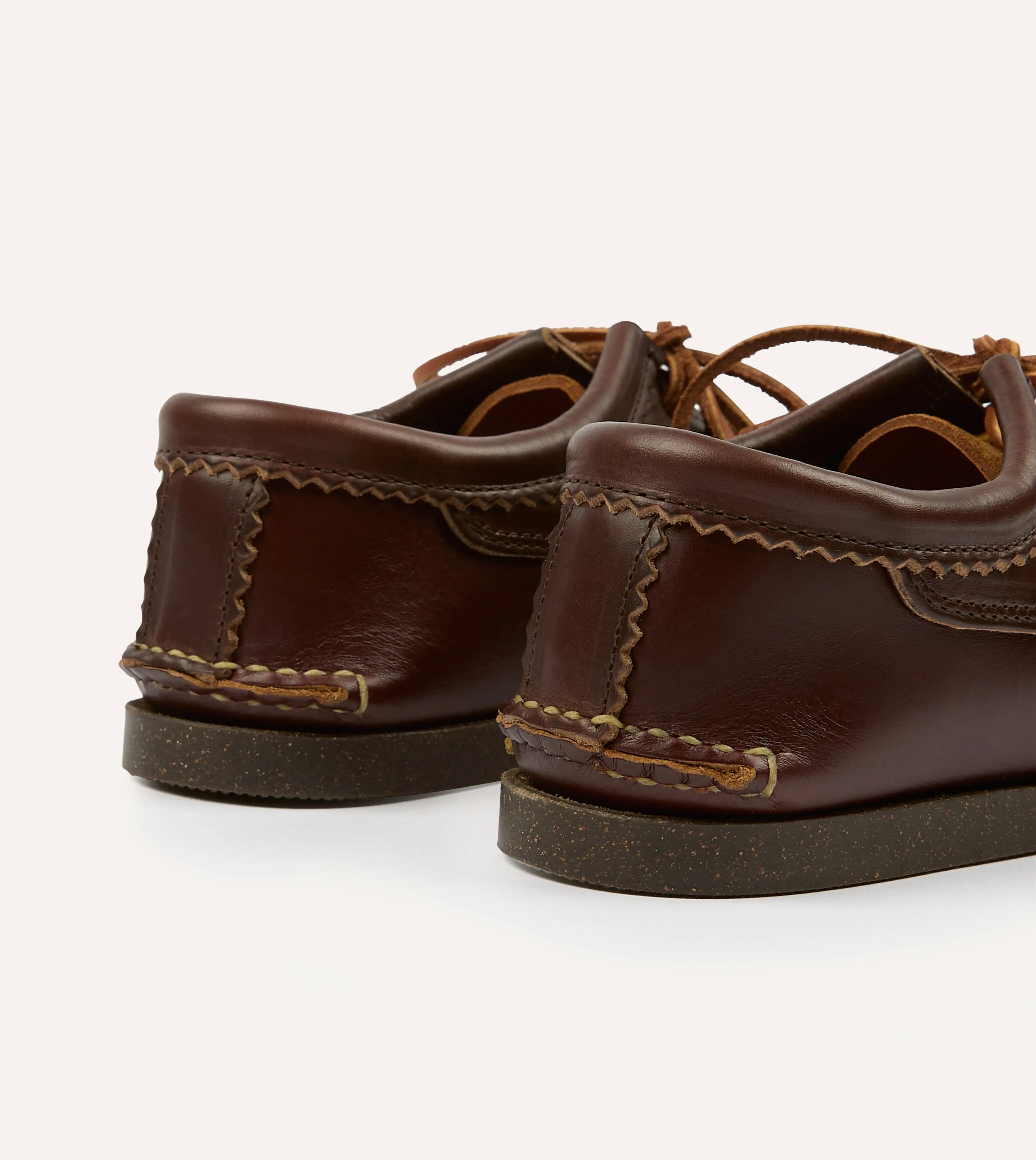 Yuketen Brown Kiltie Blucher with Camp Sole sold by Drake's London product image thumbnail 5