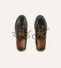 Yuketen Black Two-Piece Oxford with Camp Sole sold by Drake's London
