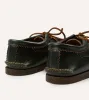 Yuketen Black Two-Piece Oxford with Camp Sole sold by Drake's London
