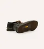 Yuketen Black Two-Piece Oxford with Camp Sole sold by Drake's London