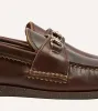 Yuketen Brown Leather Bit Loafer with Camp Sole sold by Drake's London