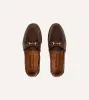 Yuketen Brown Leather Bit Loafer with Camp Sole sold by Drake's London