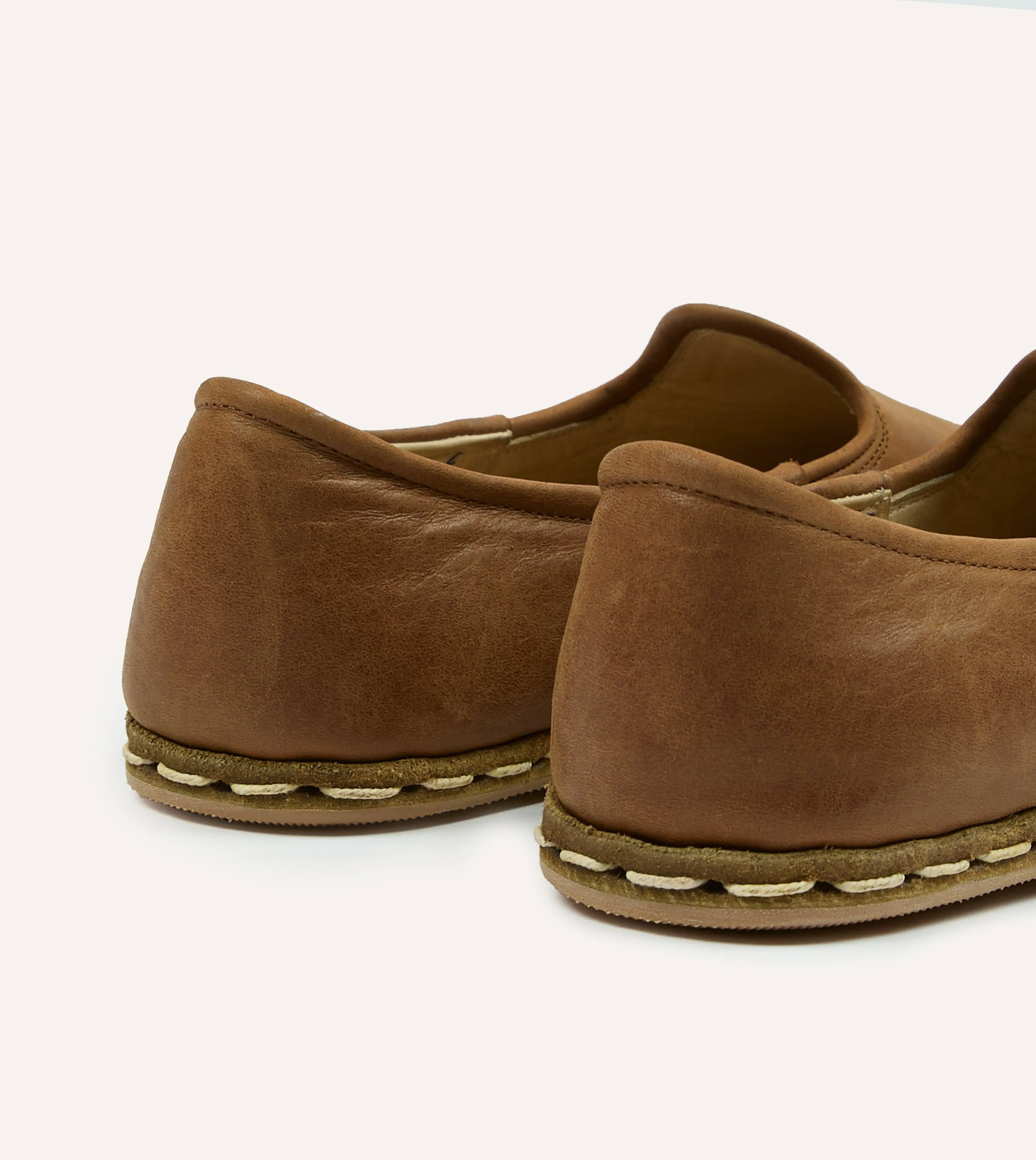 Sabah Fort Worth Brown Leather Shoes sold by Drake's London product image thumbnail 5