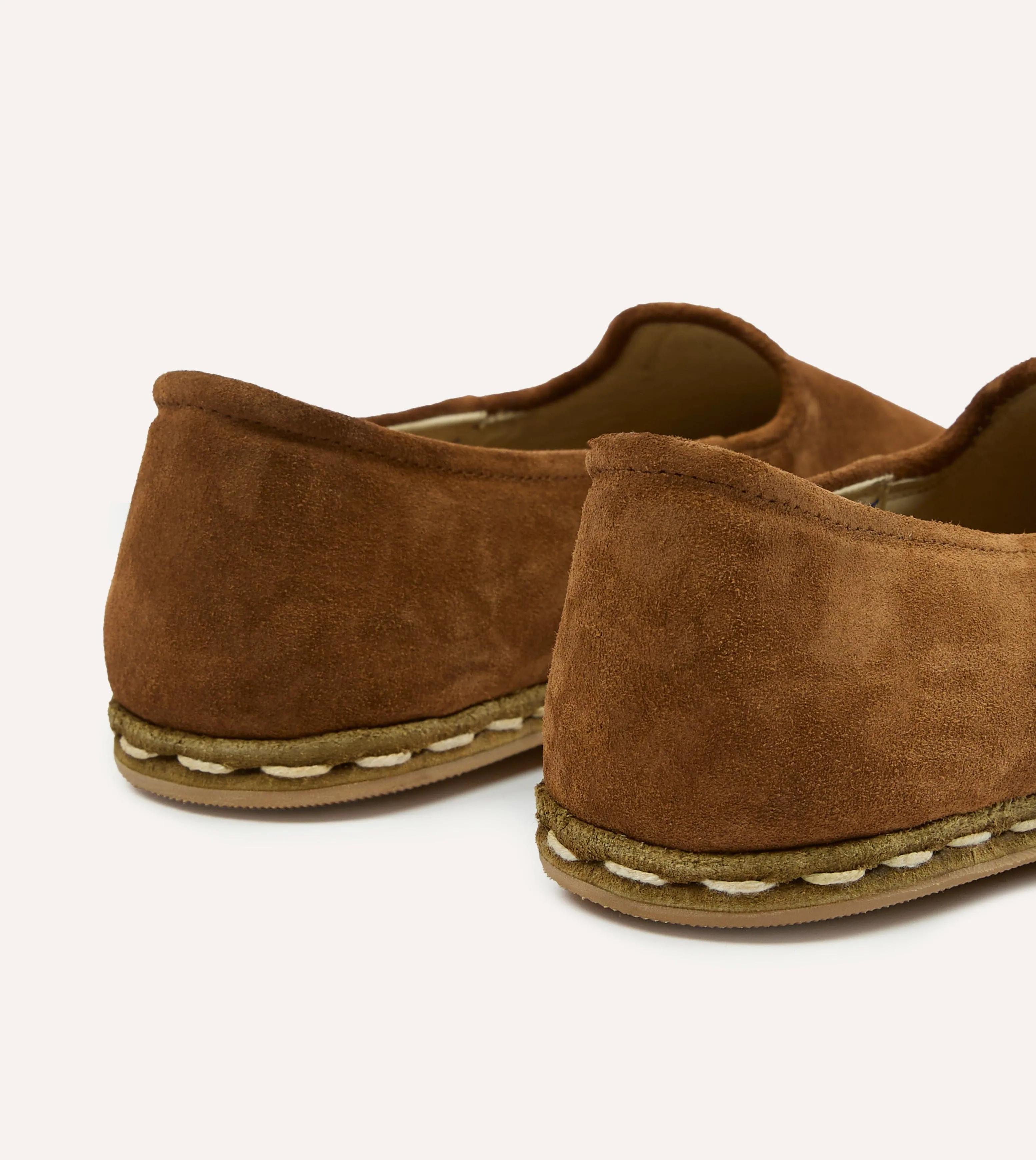 Sabah Como Brown Suede Shoes sold by Drake's London product image thumbnail 5