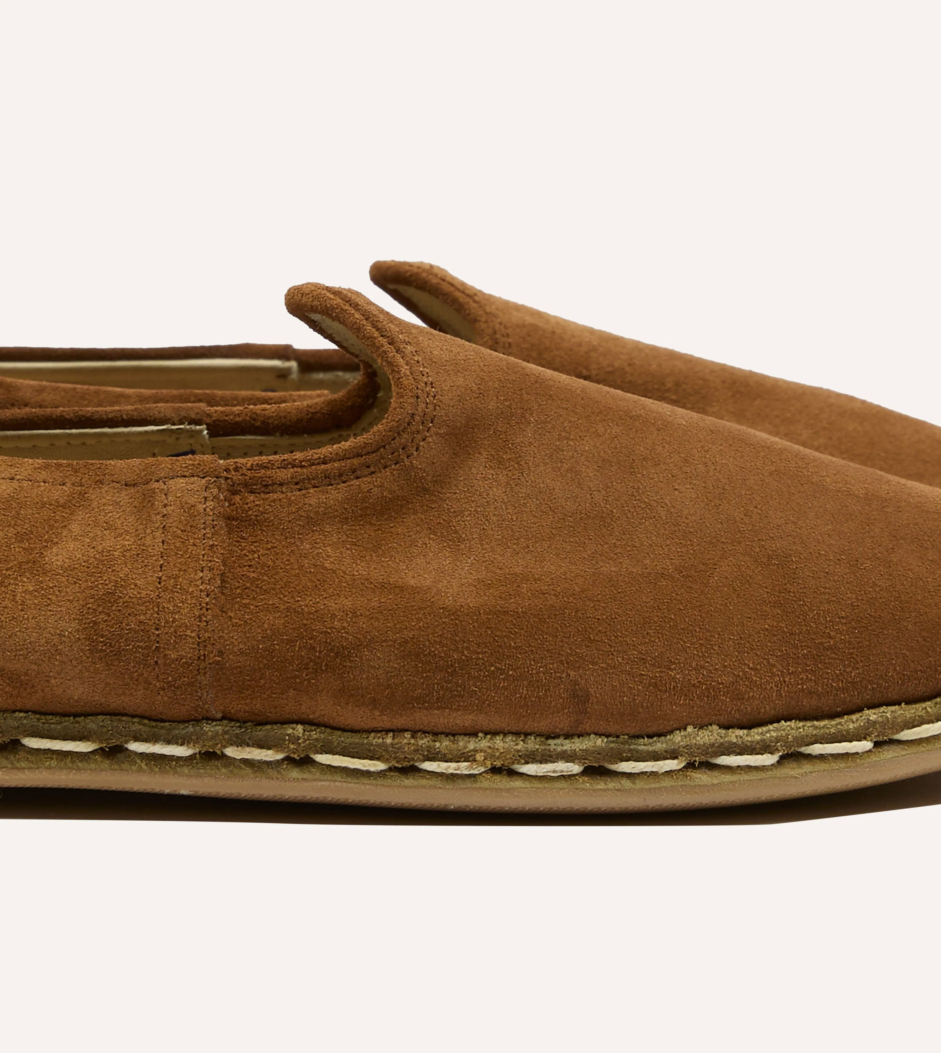 Sabah Como Brown Suede Shoes sold by Drake's London product image thumbnail 3