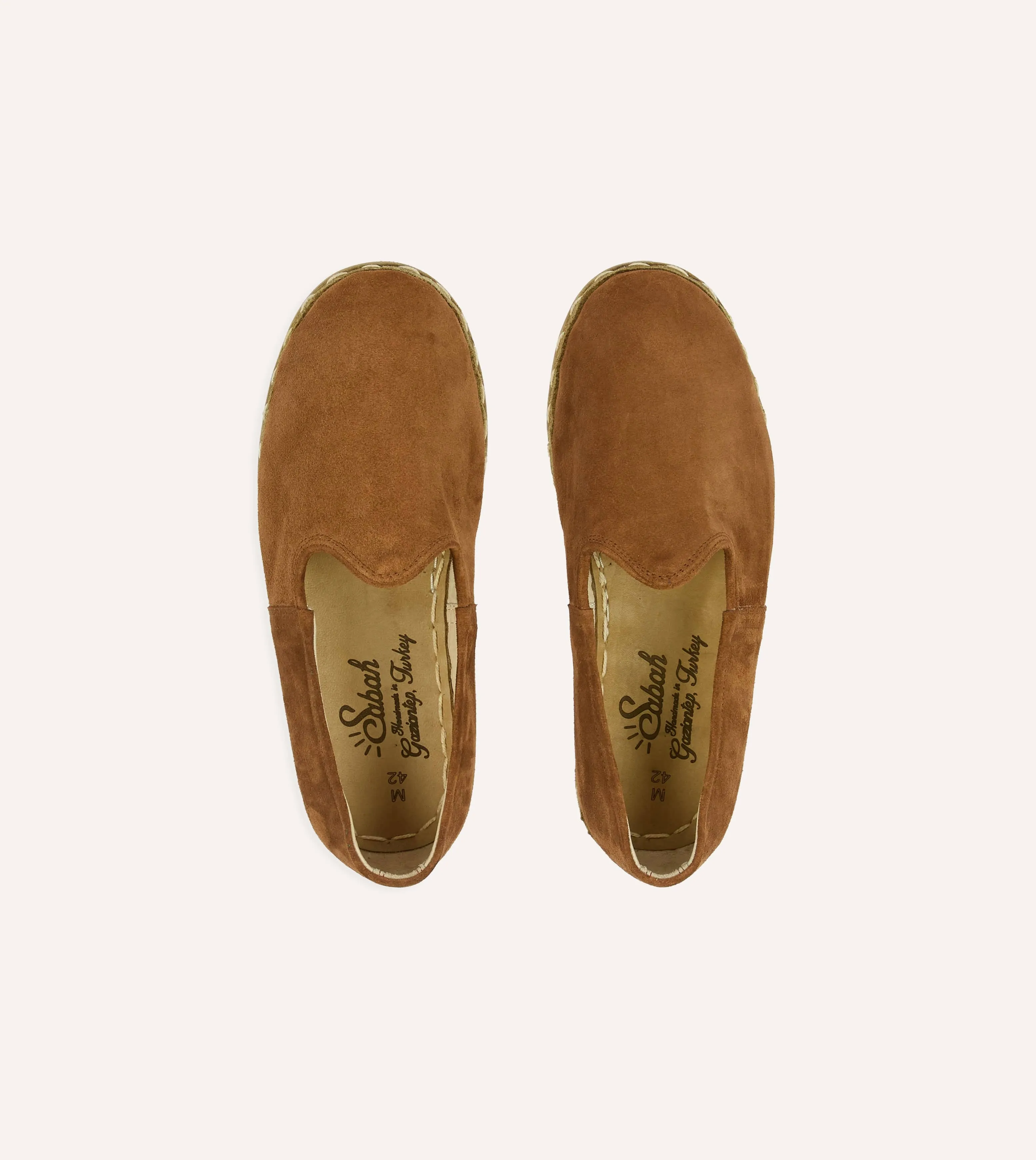 Sabah Como Brown Suede Shoes sold by Drake's London product image thumbnail 4