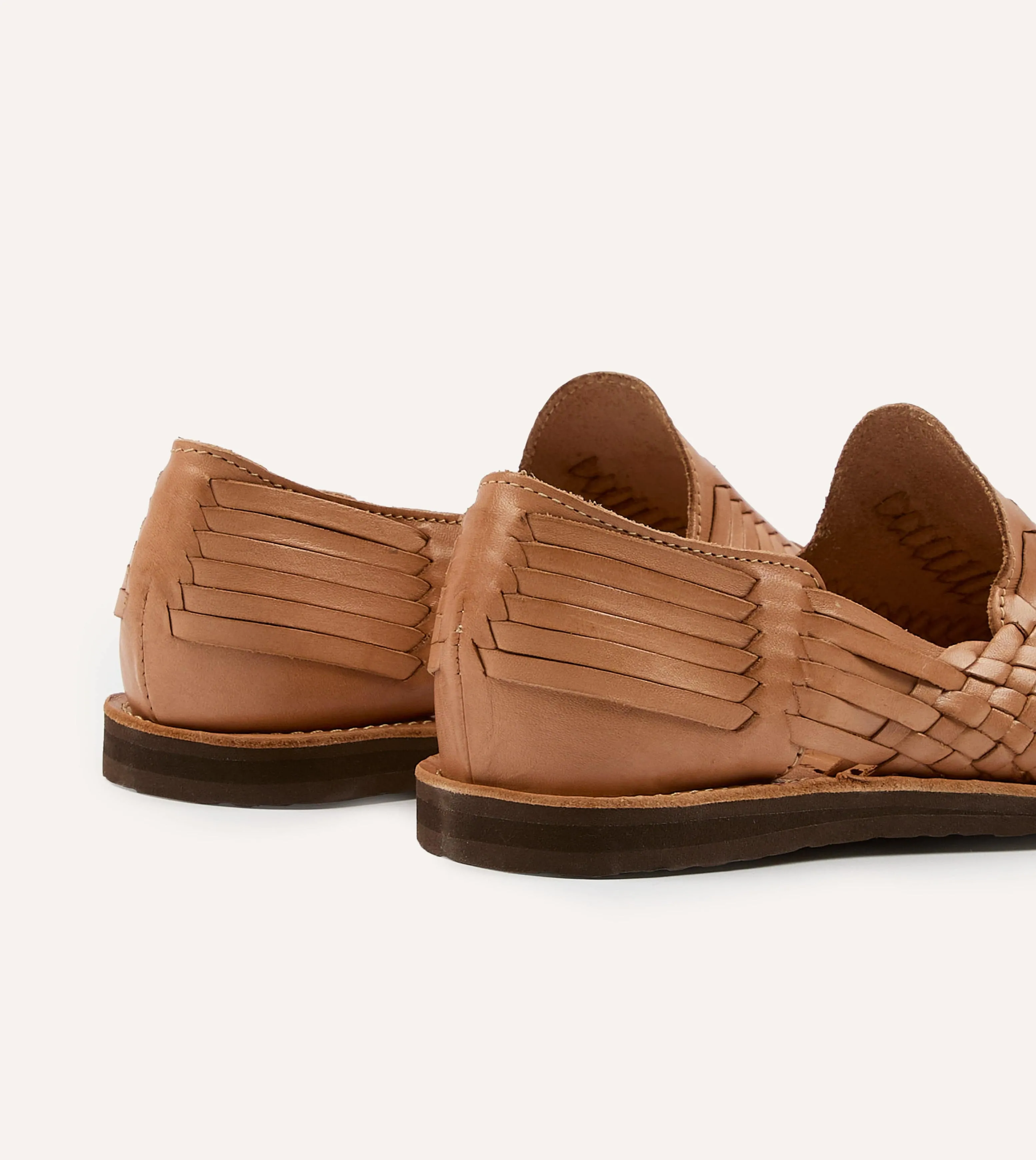 Chamula Tan Cancun Woven Sandal sold by Drake's London product image thumbnail 5