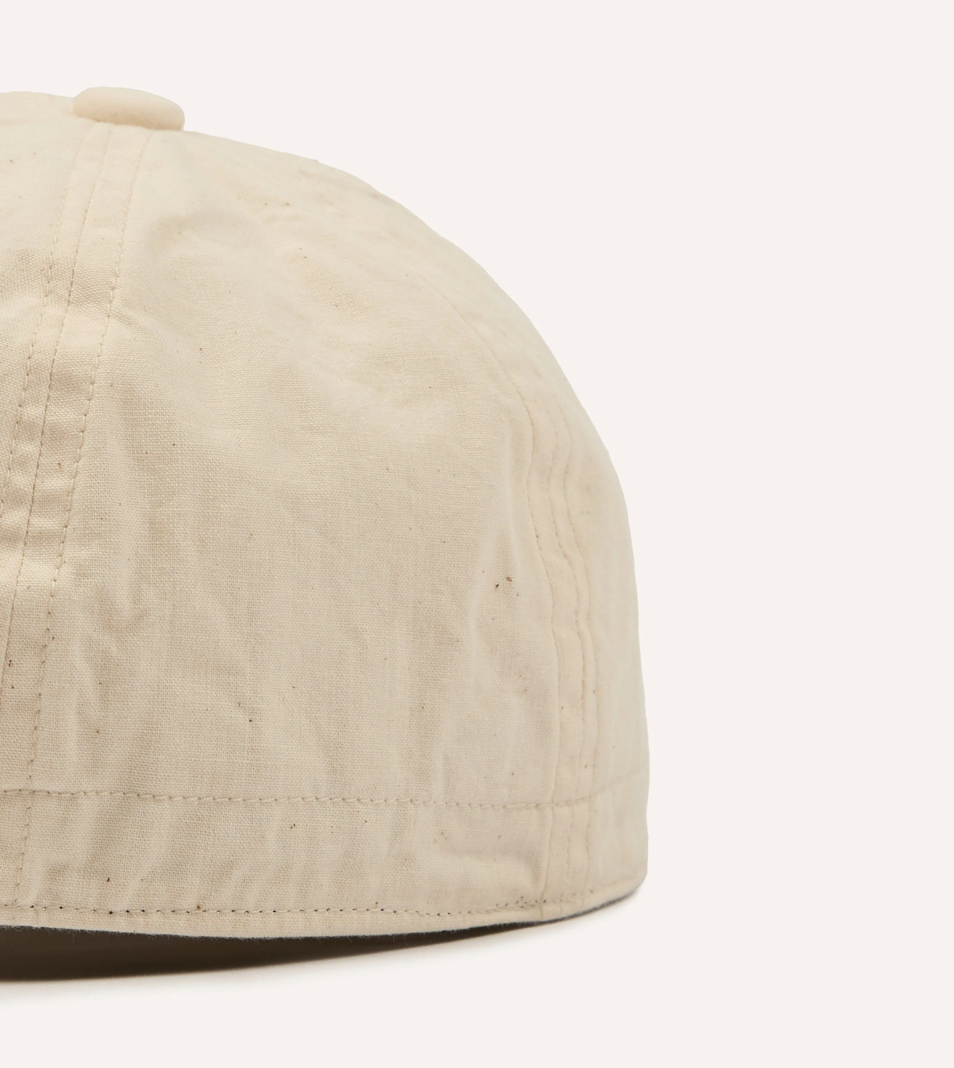 Câbleami Ecru 6oz Chambray Cotton Army Cap sold by Drake's London product image thumbnail 2
