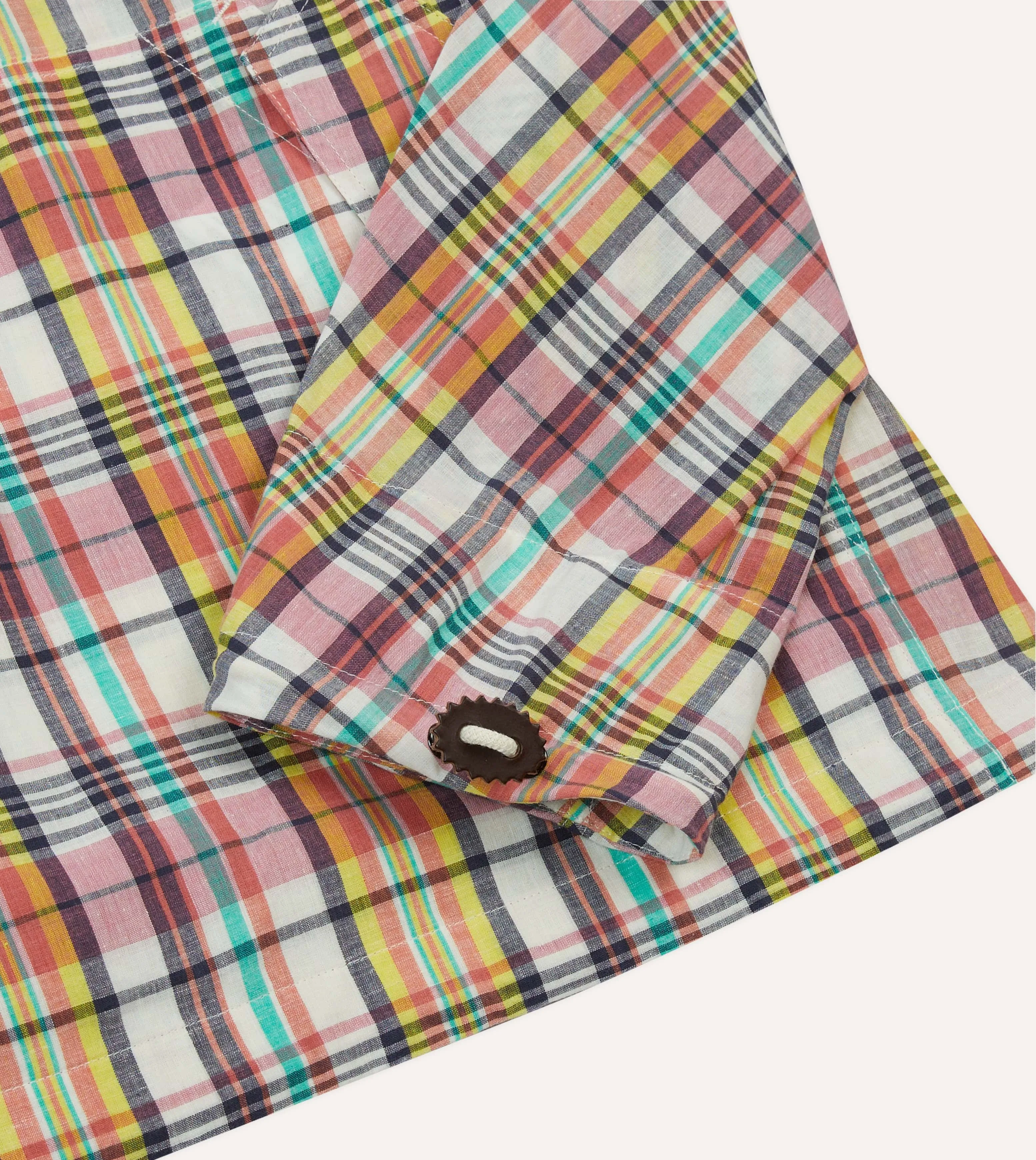 Waxed Madras Cotton Surf Cagoule sold by Drake's London product image thumbnail 4