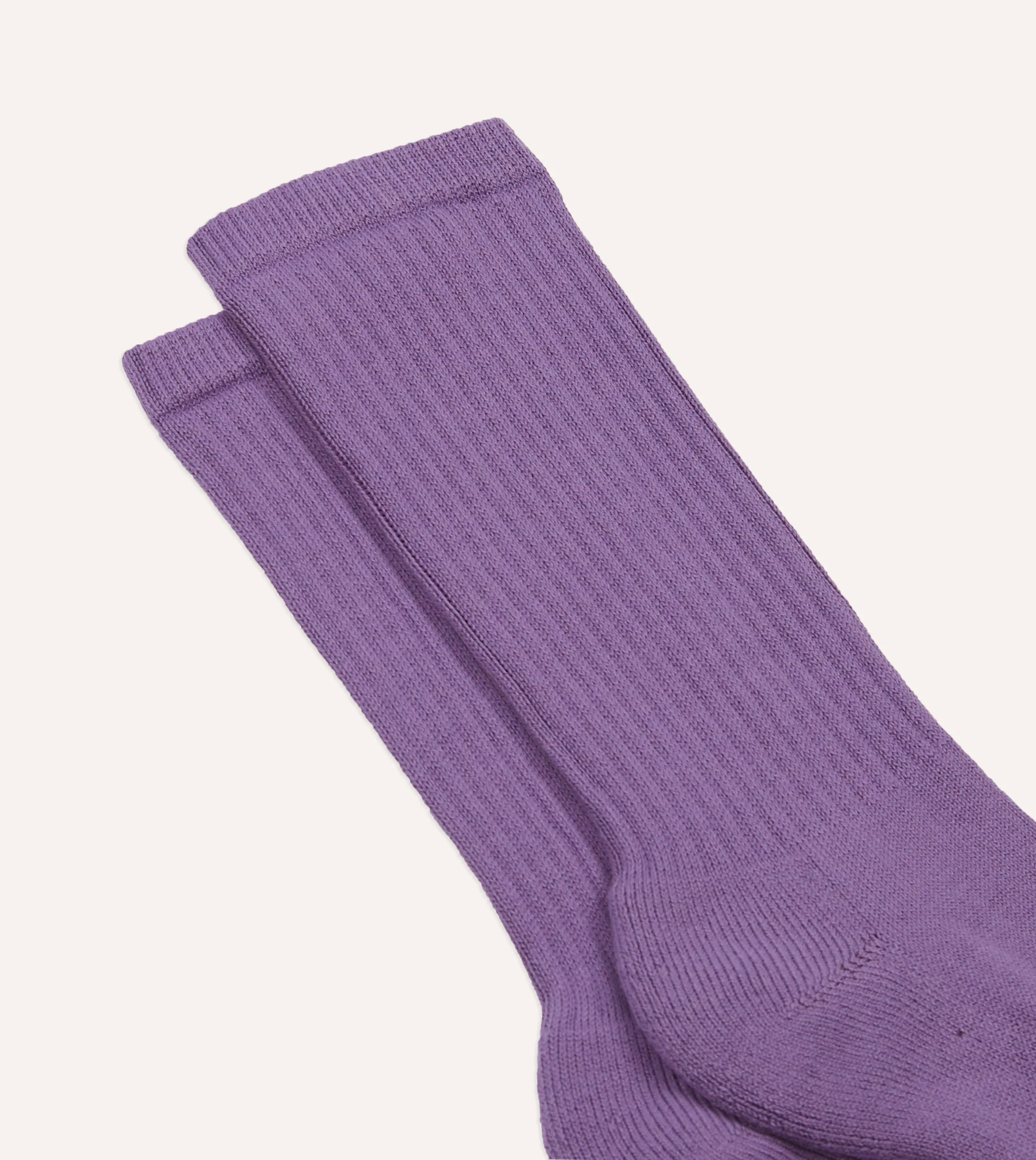 Purple Cotton Sports Socks sold by Drake's London product image thumbnail 3