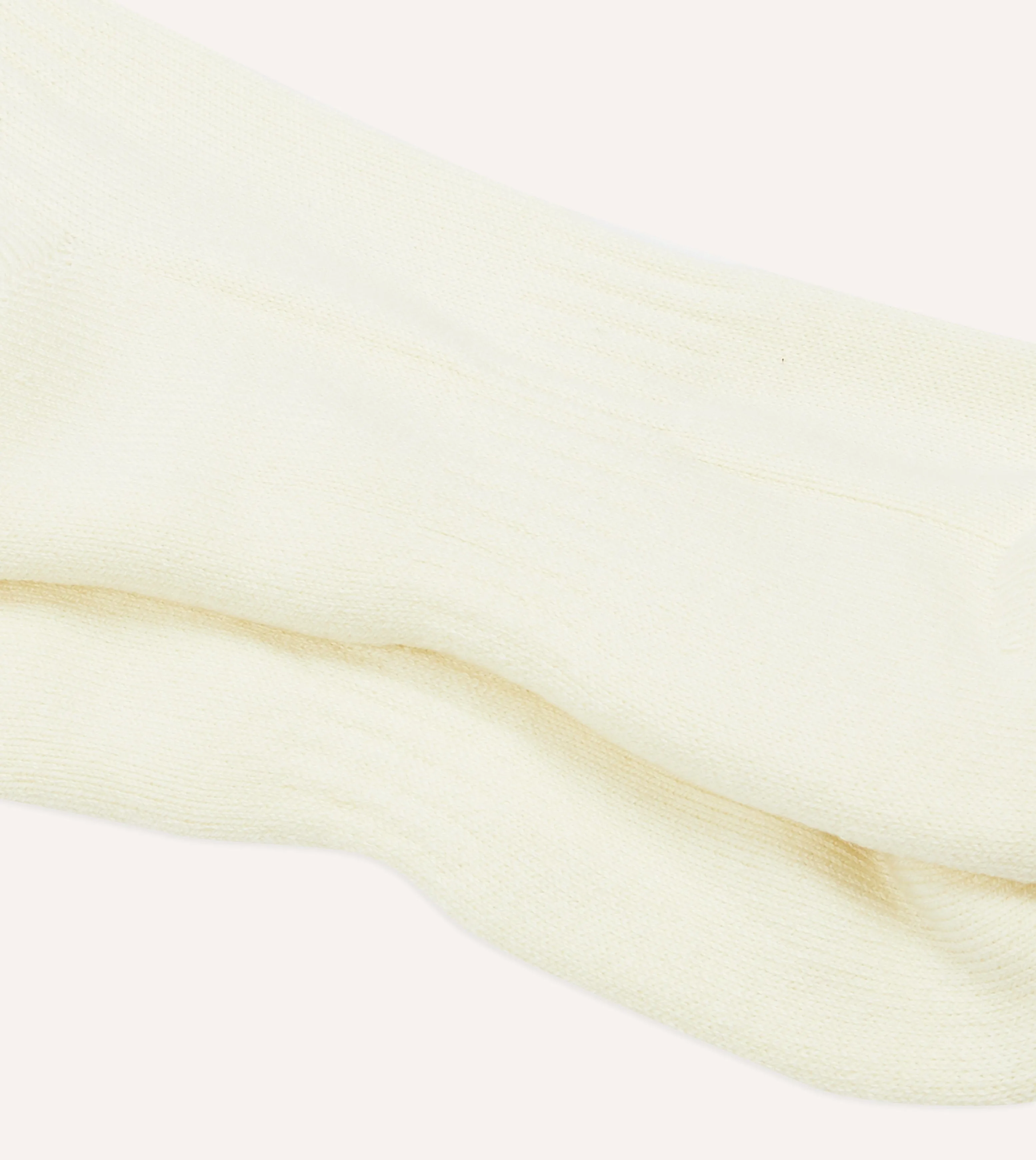 Ecru Cotton Sports Socks sold by Drake's London product image thumbnail 2