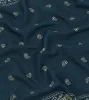 Navy Trad Paisley Print Wool-Silk Bandana sold by Drake's London