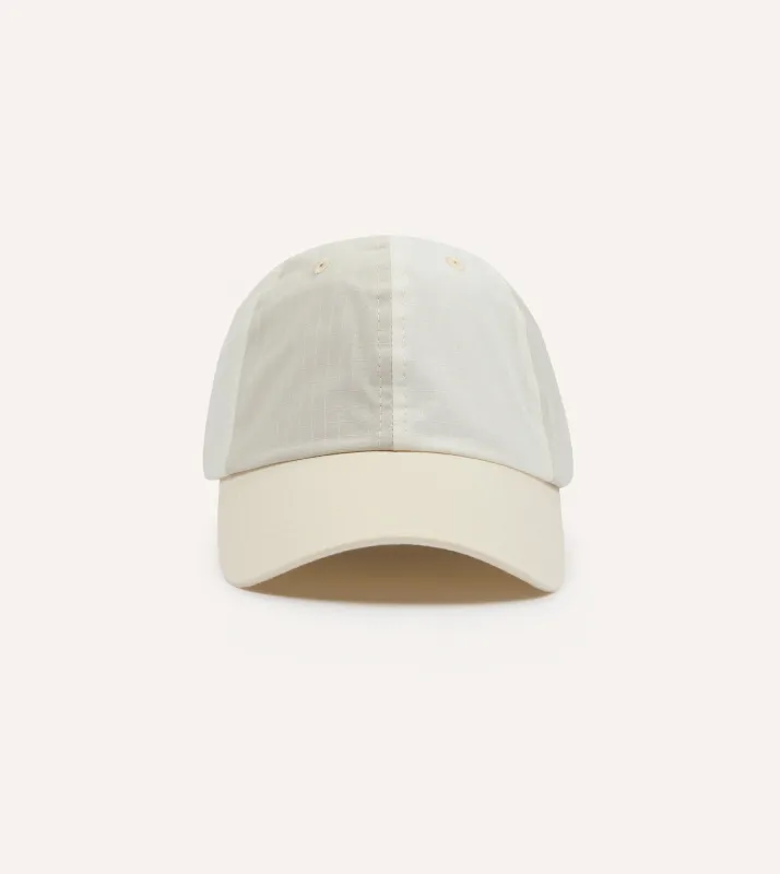 Drake’s and New Balance Waxed Ripstop Cotton Baseball Cap sold by Drake's London