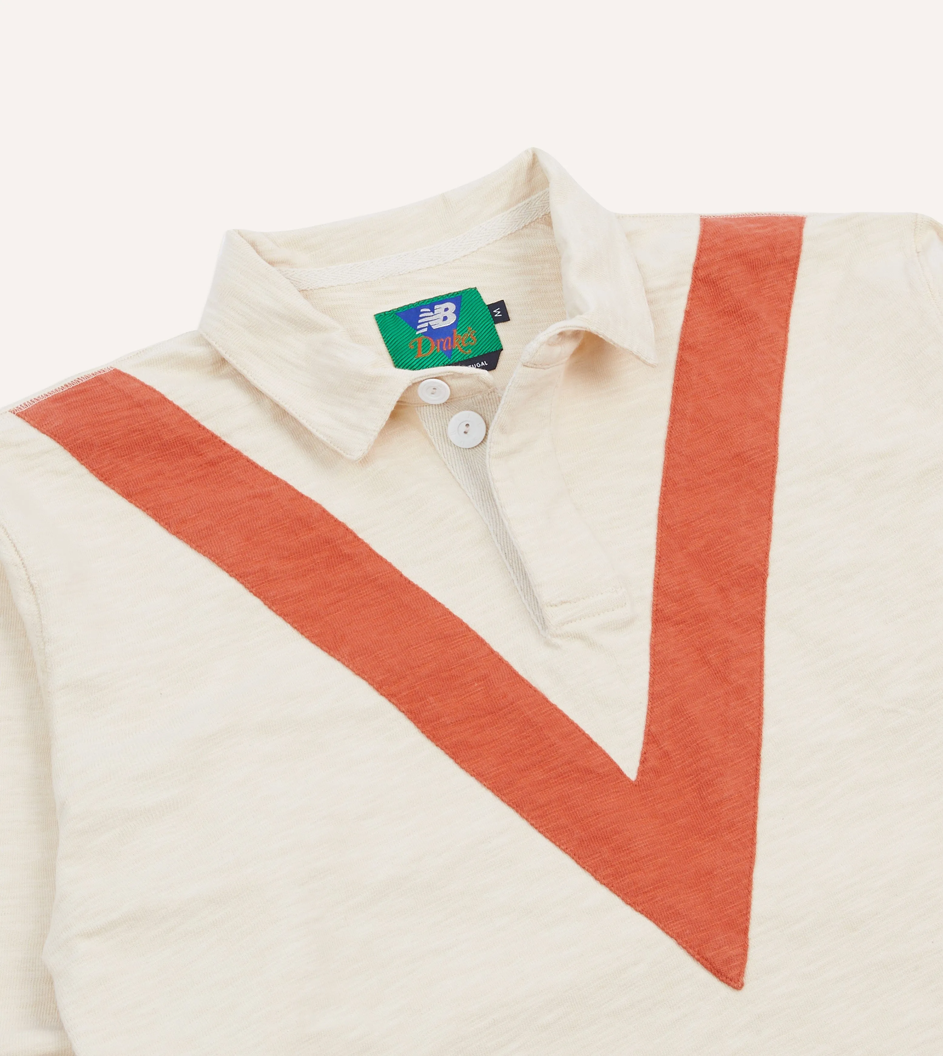 Drake’s and New Balance '82 Flamé Rugby Shirt sold by Drake's London product image thumbnail 4