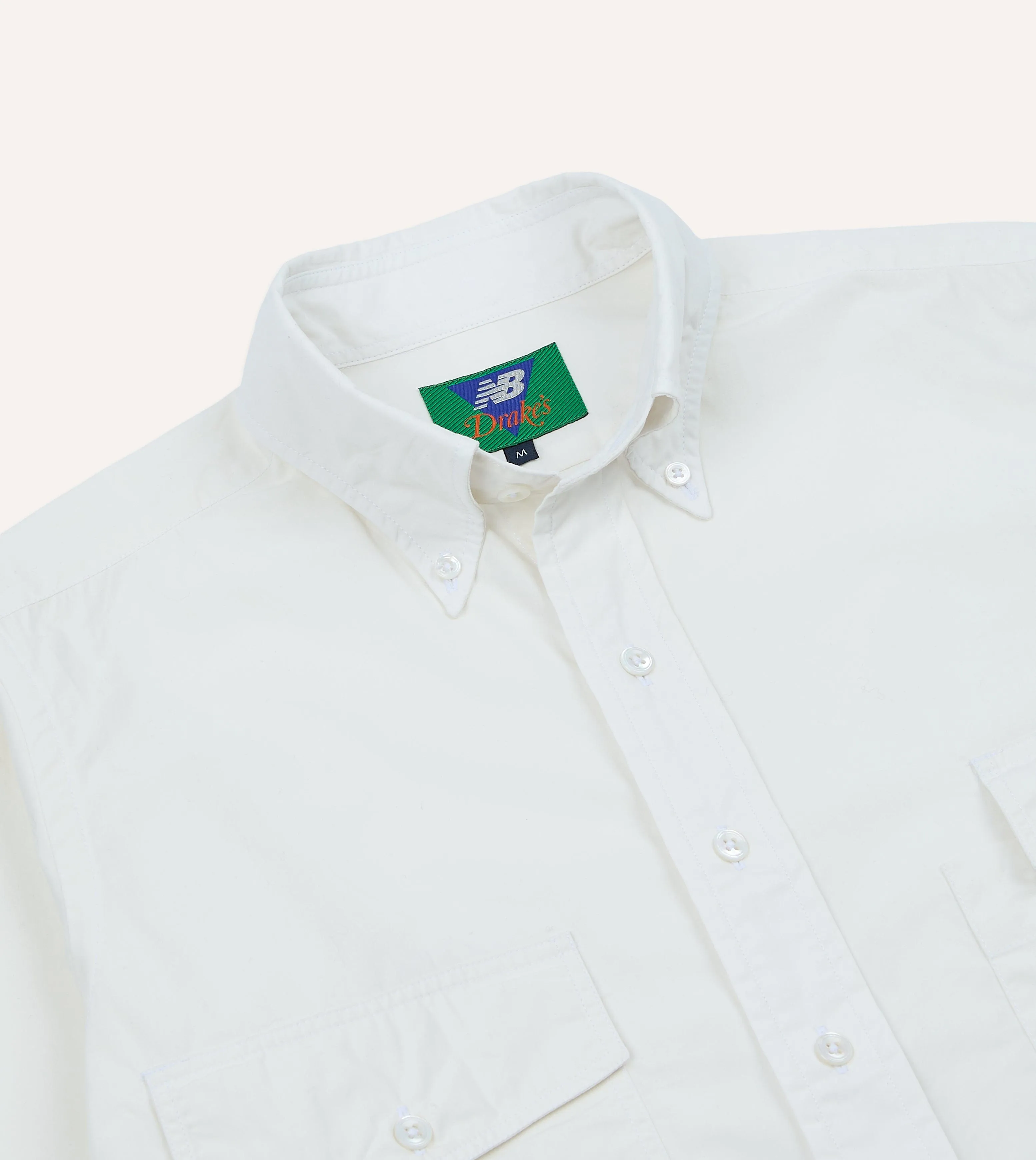 Drake’s and New Balance Poplin Hiking Shirt sold by Drake's London product image thumbnail 3