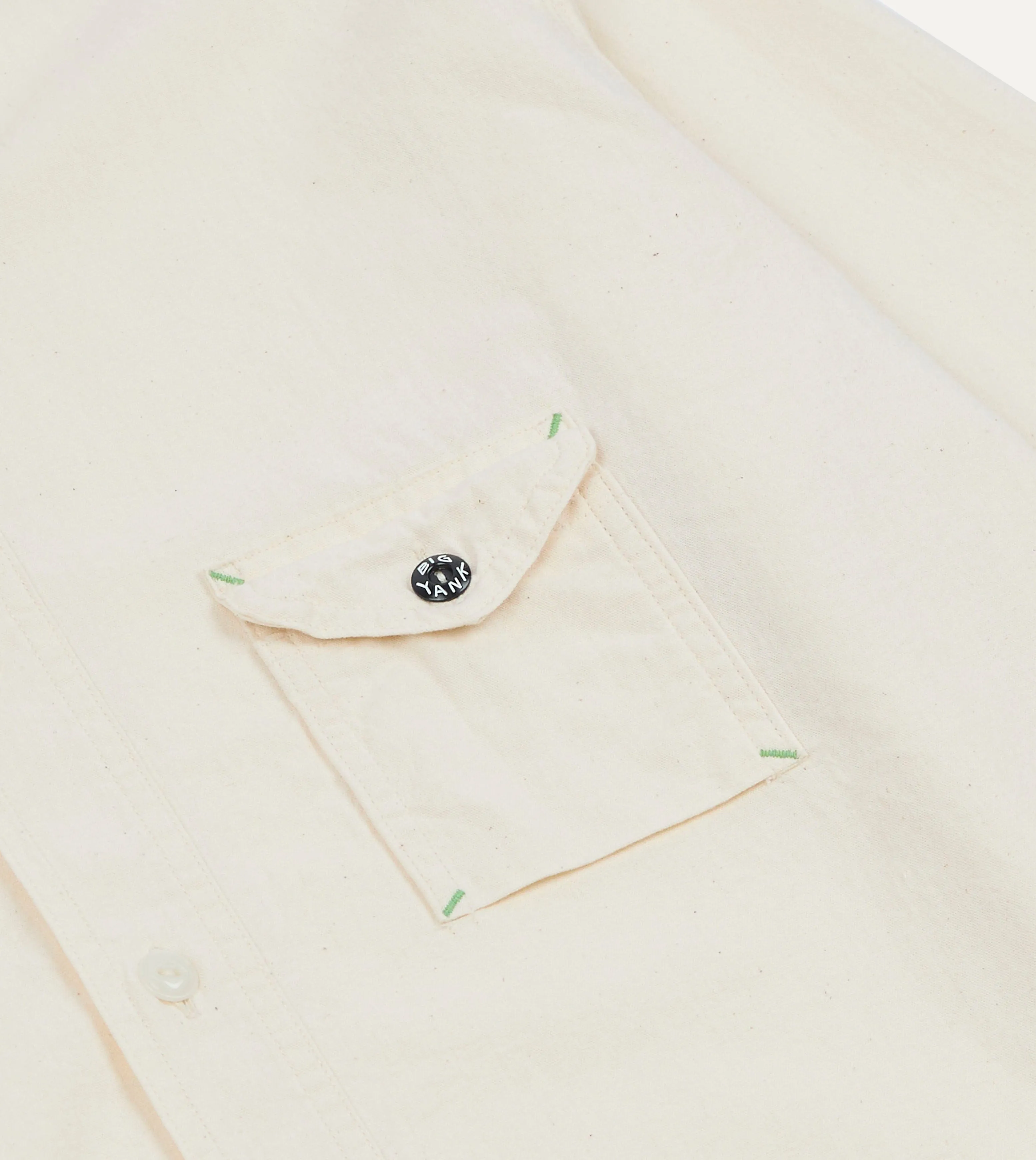 Big Yank '1935' Ecru Chambray Shirt sold by Drake's London product image thumbnail 4