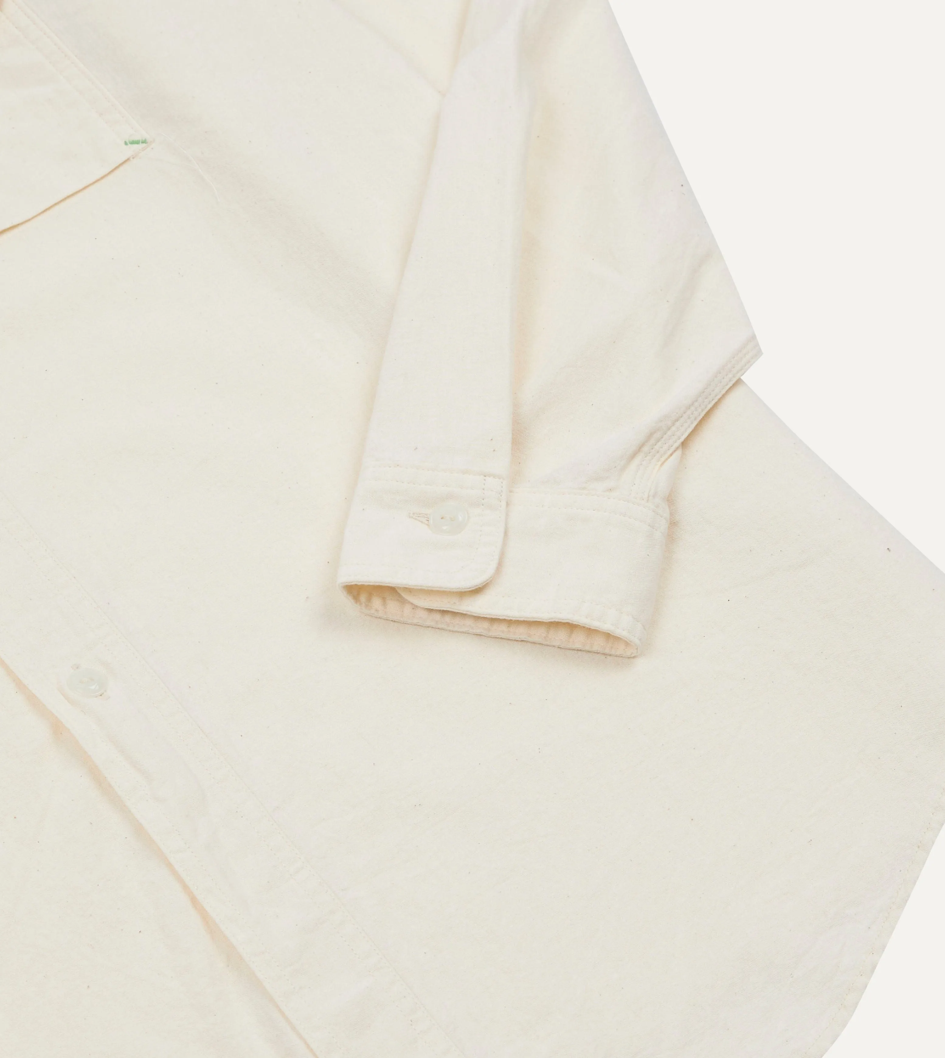 Big Yank '1935' Ecru Chambray Shirt sold by Drake's London product image thumbnail 5