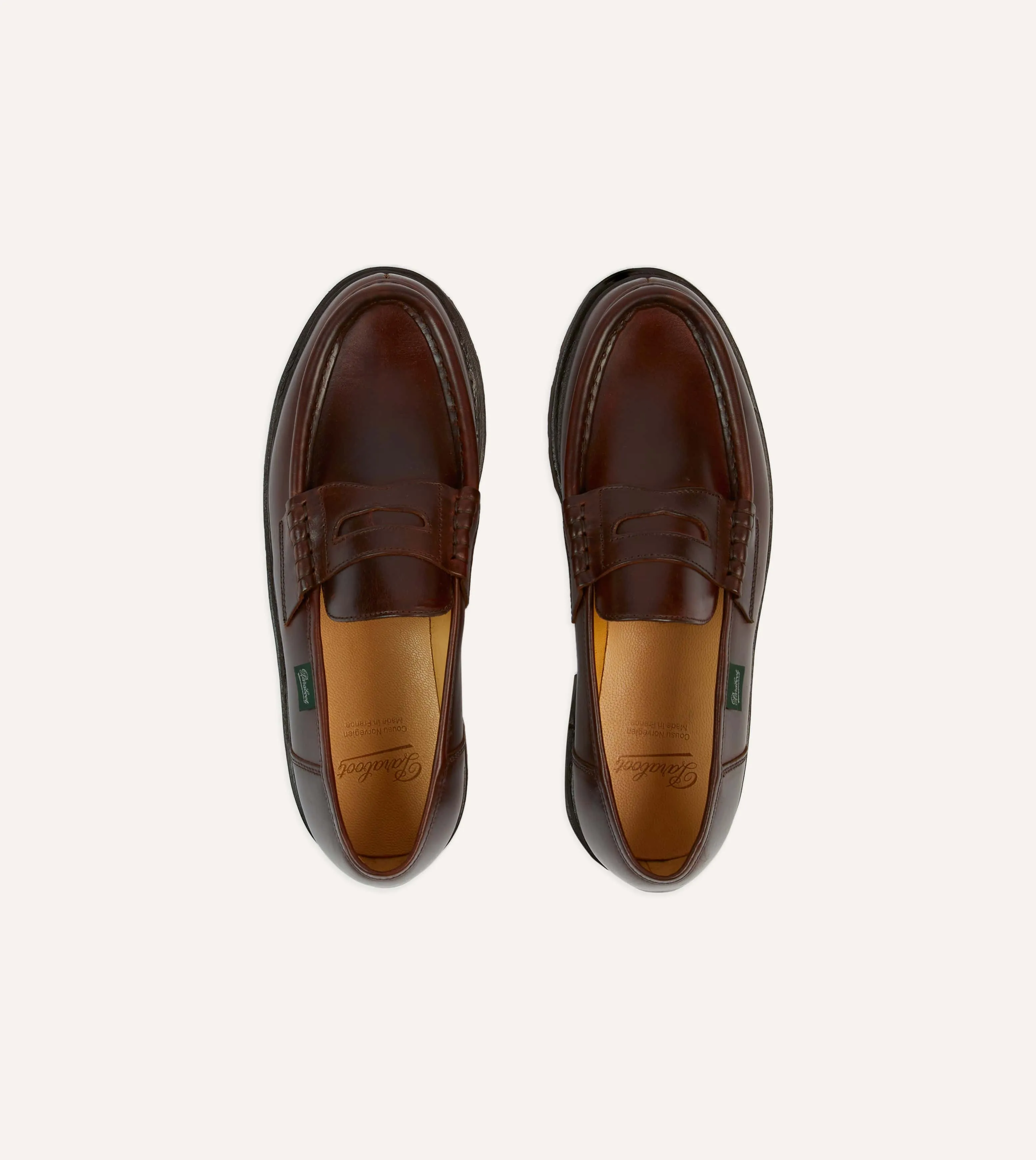 Paraboot Reims Écorce Leather Loafer sold by Drake's London product image thumbnail 4