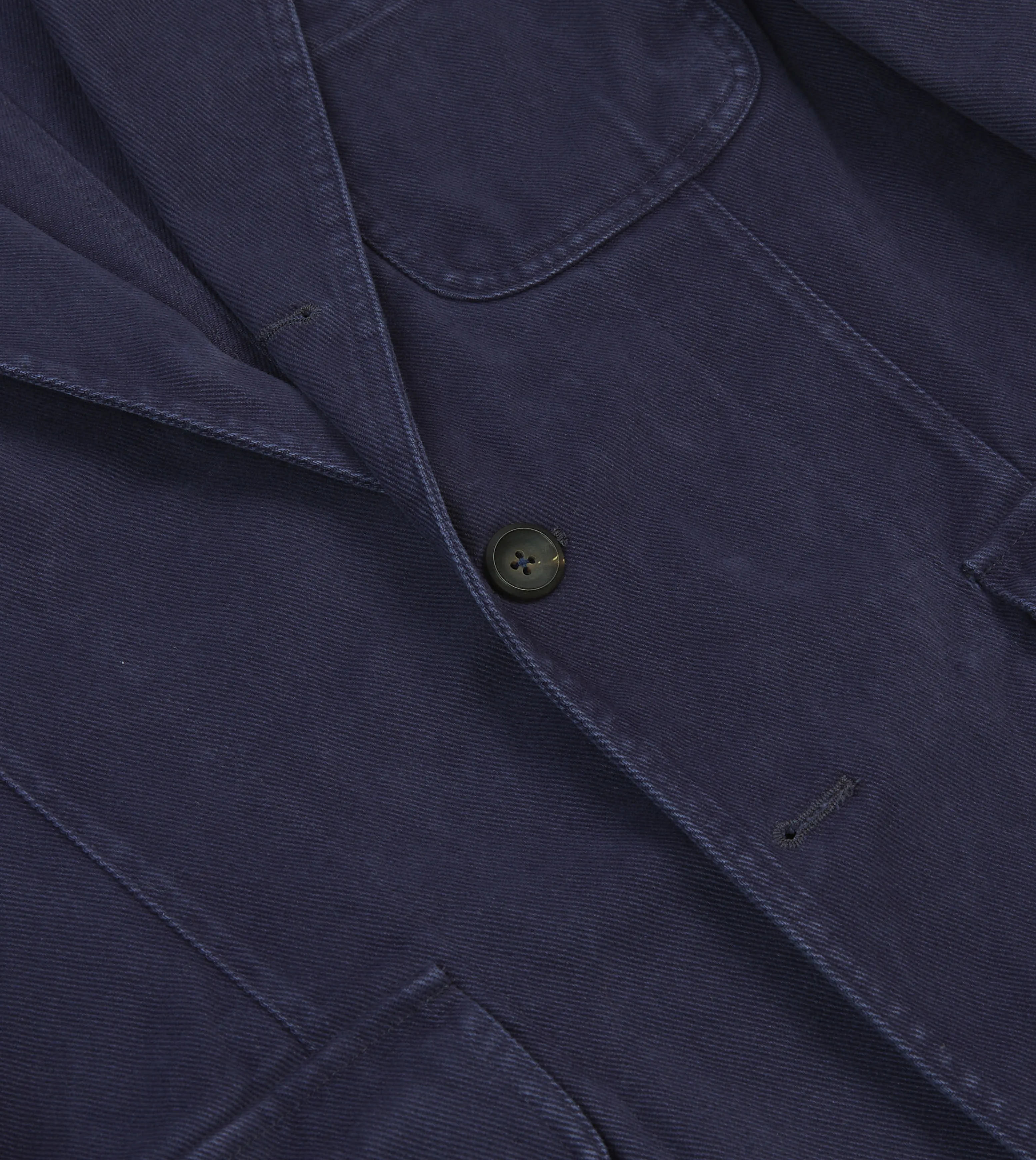 Indigo Heavy Cotton Twill Games Blazer Mk. I sold by Drake's London product image thumbnail 5