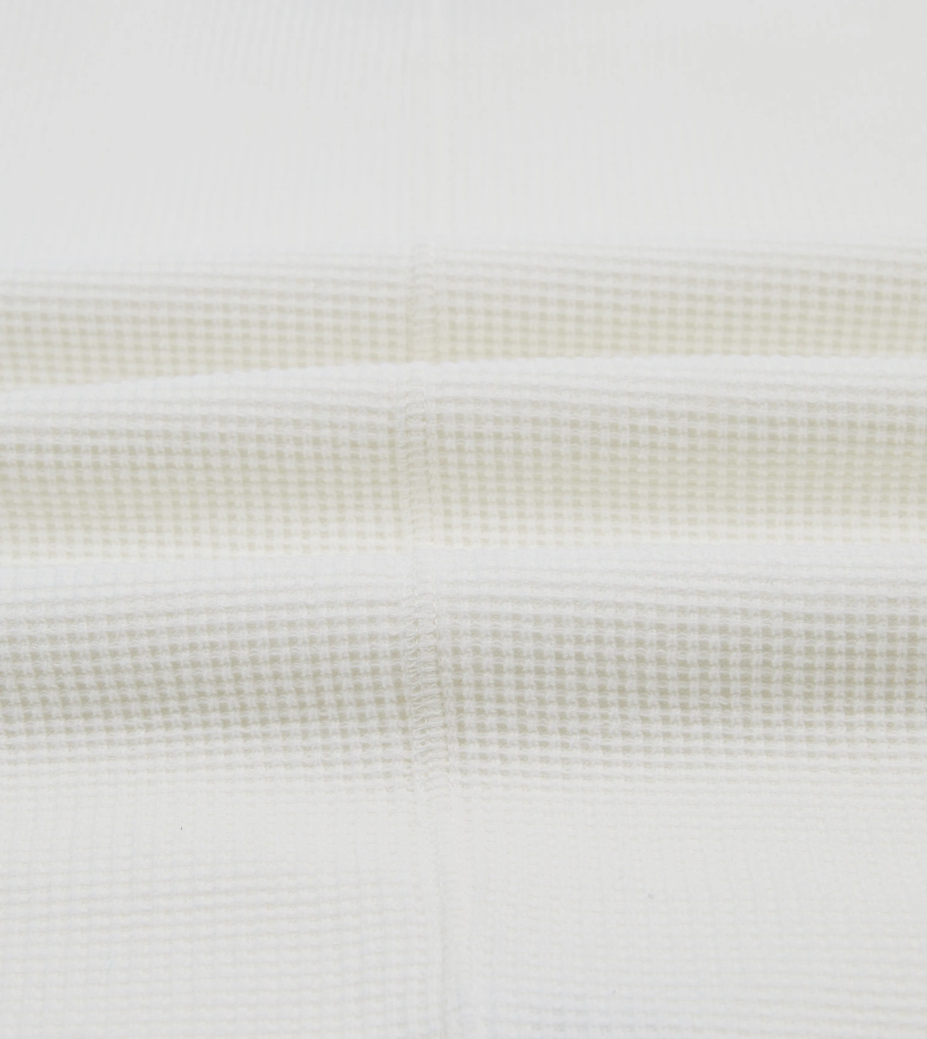 White Waffle Knit Long-Sleeve Hiking T-Shirt sold by Drake's London product image thumbnail 2