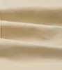 Cream Cotton Wide Leg Flat Front Chino sold by Drake's London
