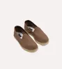 Taupe Herringbone Cotton Espadrilles sold by Drake's London