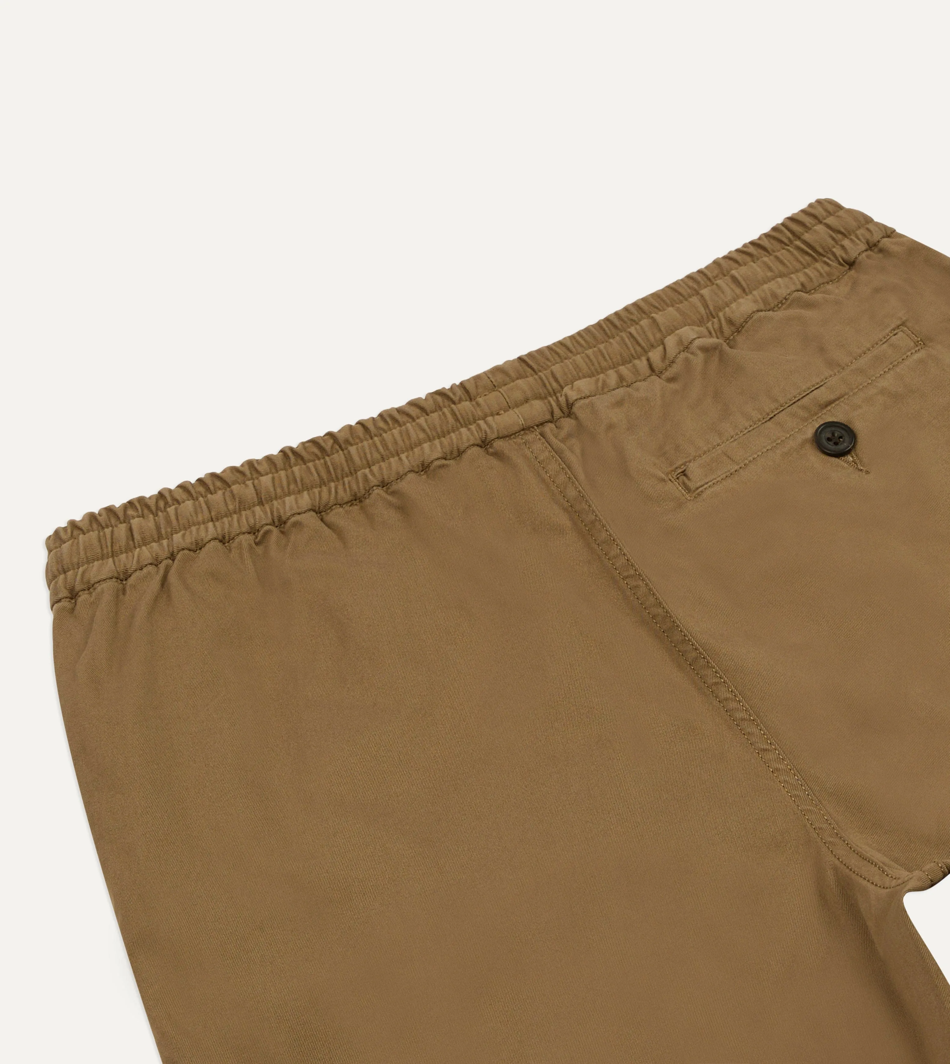 Michael McGregor for Drake's Fawn Drawstring Shorts sold by Drake's London product image thumbnail 4