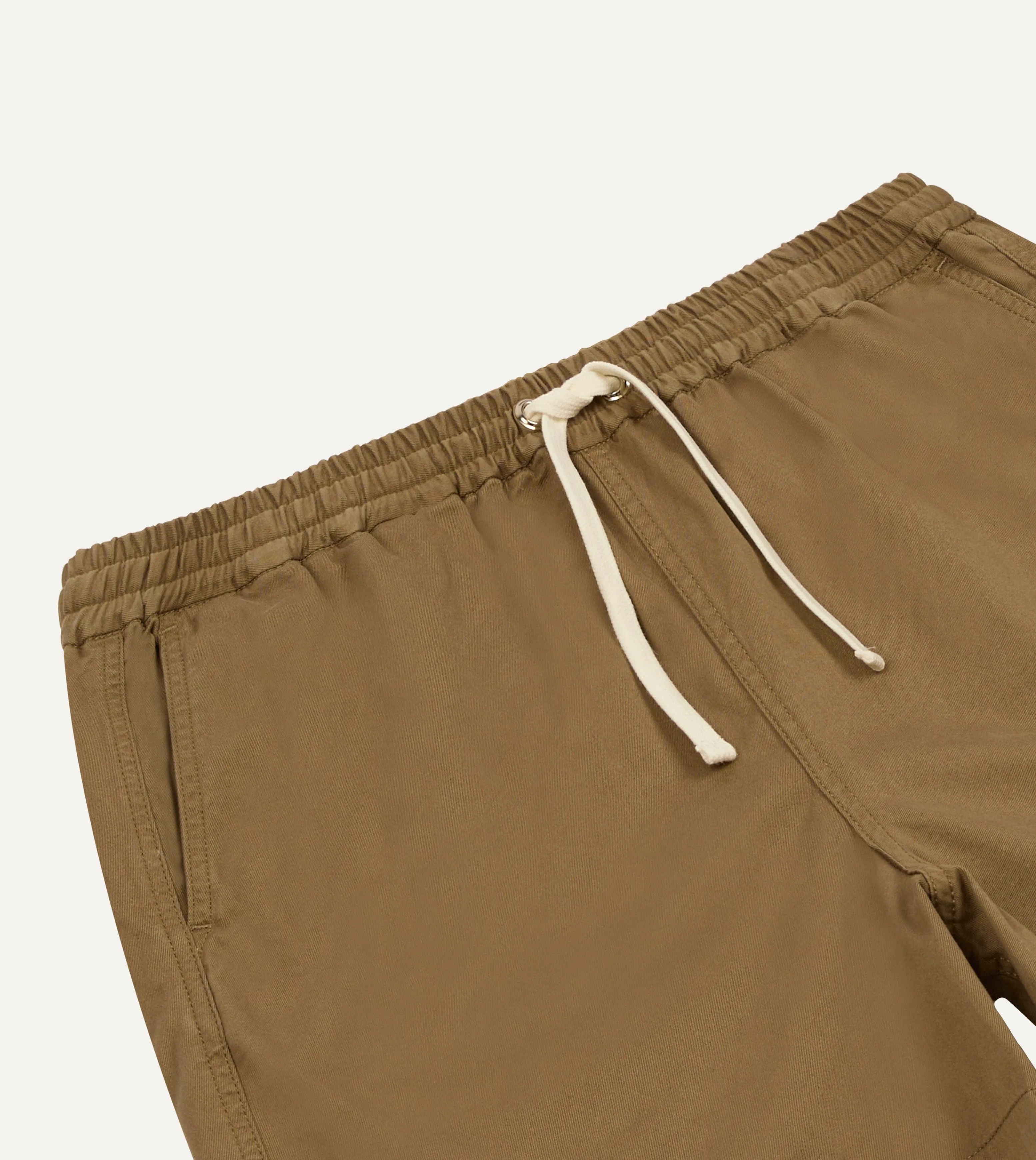 Michael McGregor for Drake's Fawn Drawstring Shorts sold by Drake's London product image thumbnail 3