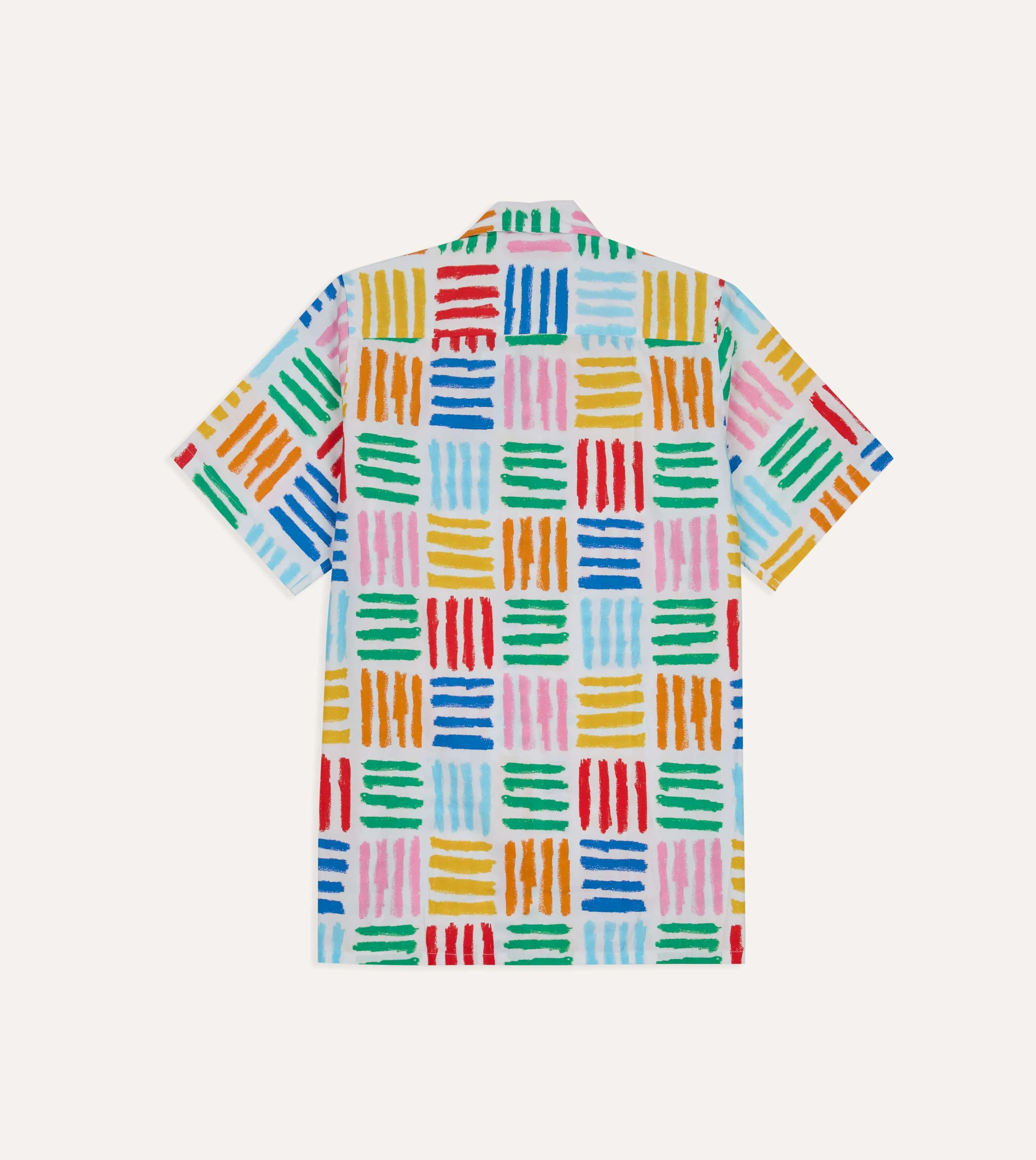 Michael McGregor for Drake's Check Camp Collar Shirt sold by Drake's London product image thumbnail 5