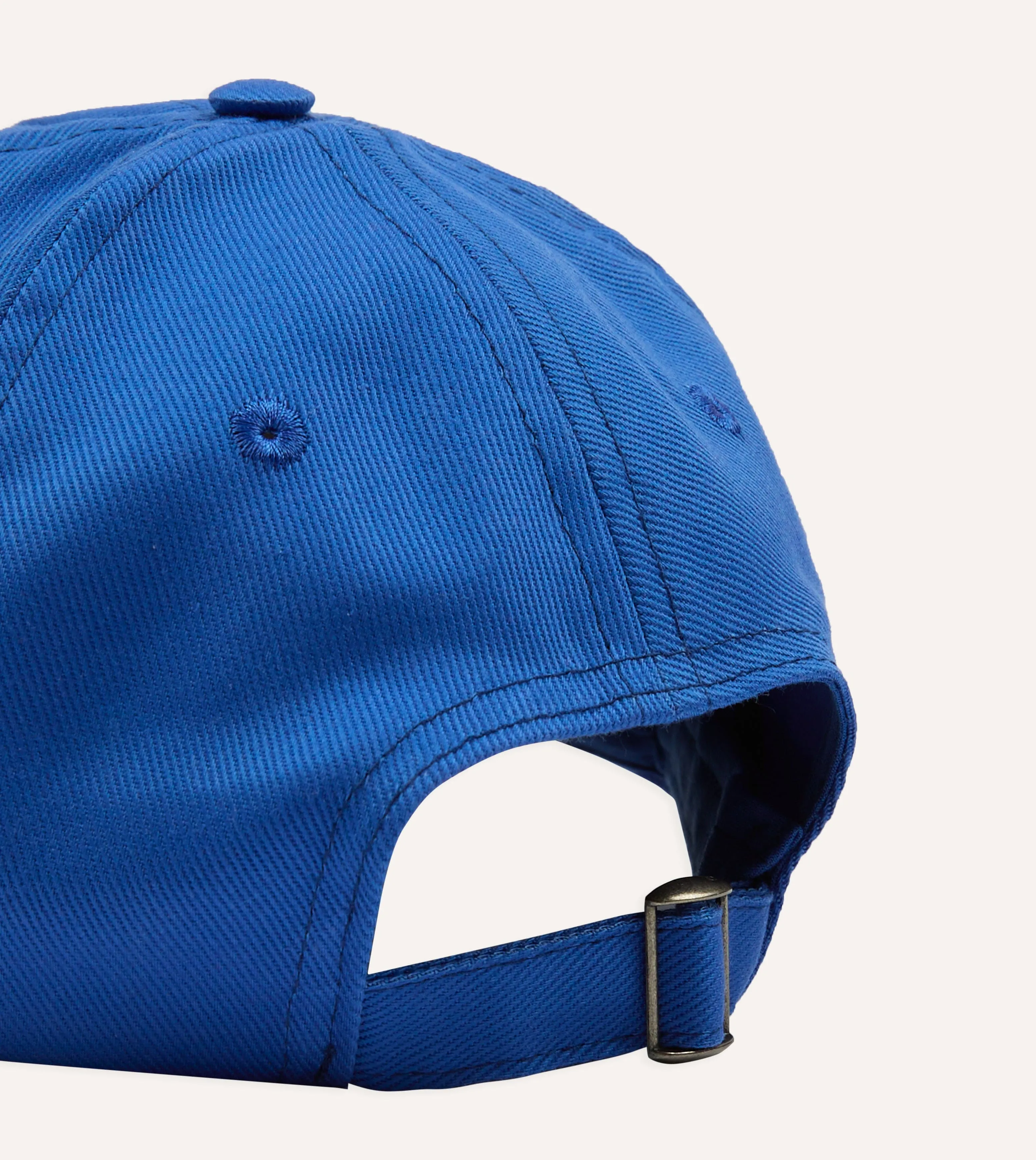 Michael McGregor for Drake's Anchor Cotton Baseball Cap sold by Drake's London product image thumbnail 2