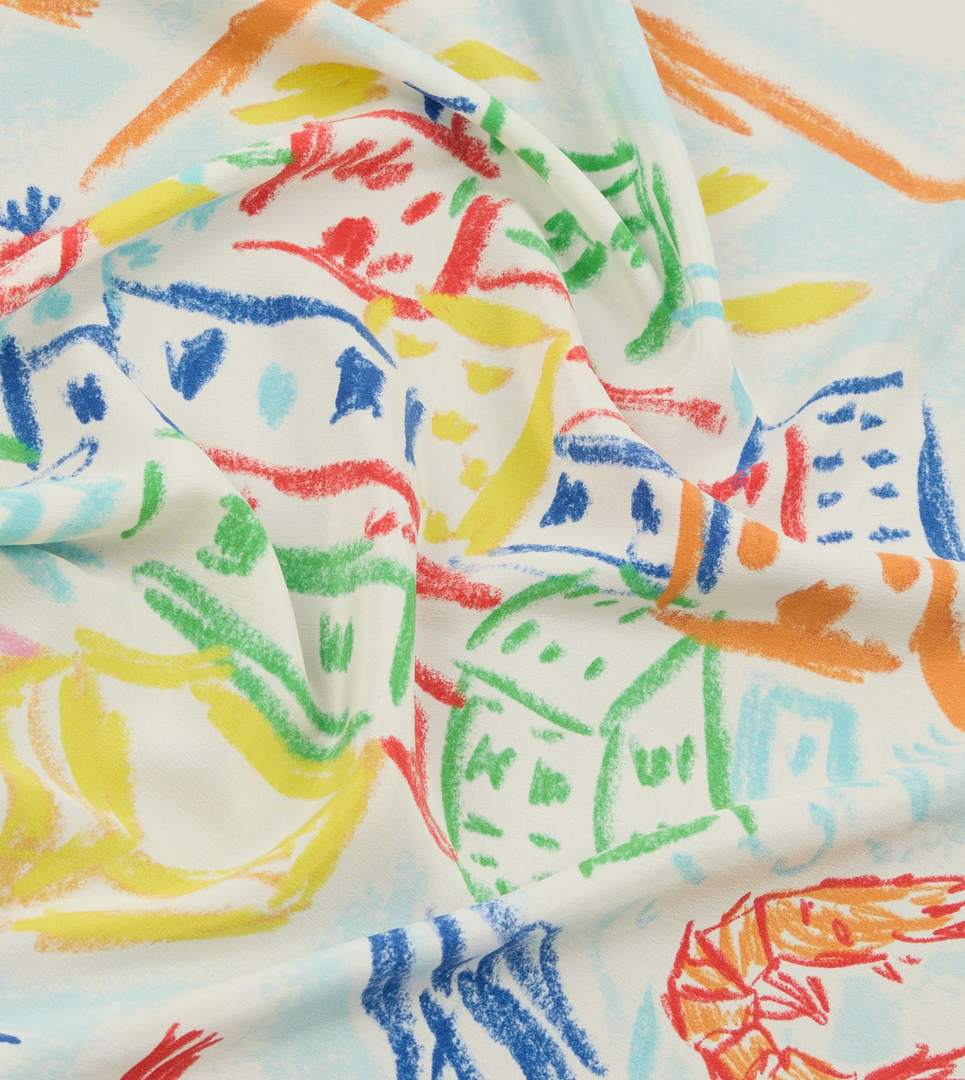 Michael McGregor for Drake's The Port Print Silk Bandana sold by Drake's London product image thumbnail 2