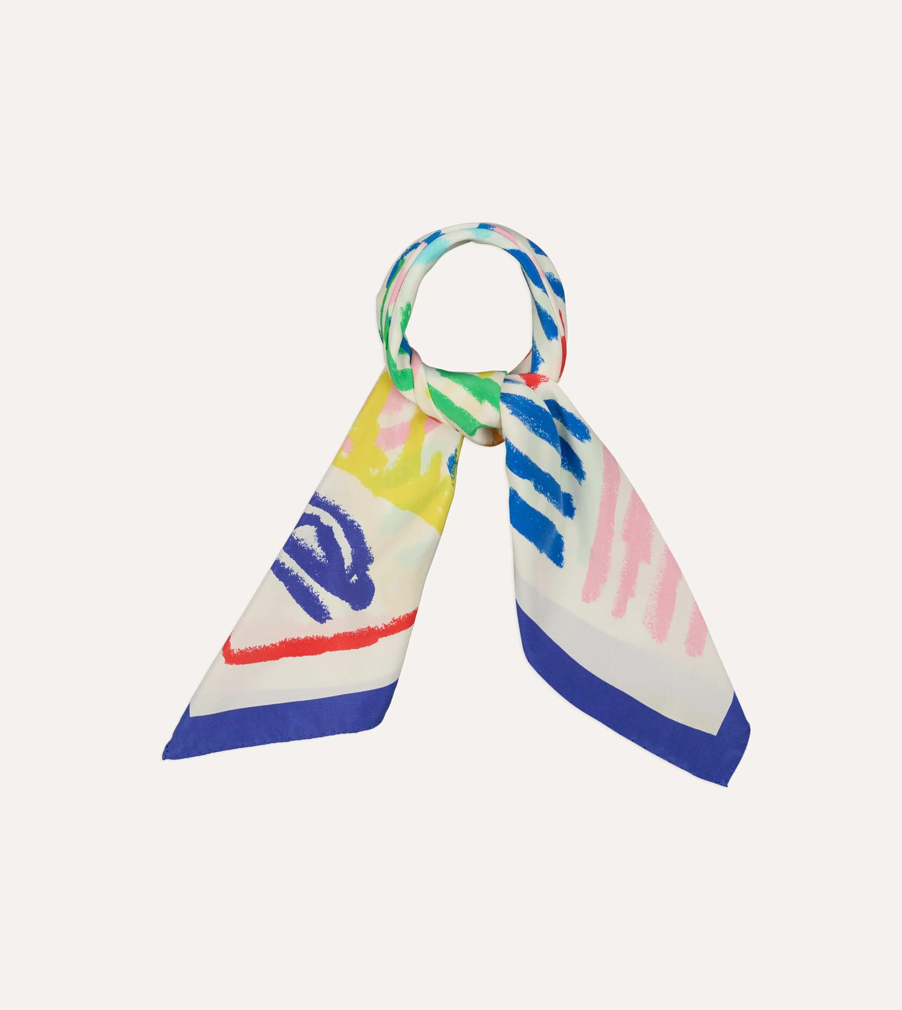 Michael McGregor for Drake's Anchor Print Silk Bandana sold by Drake's London product image thumbnail 4