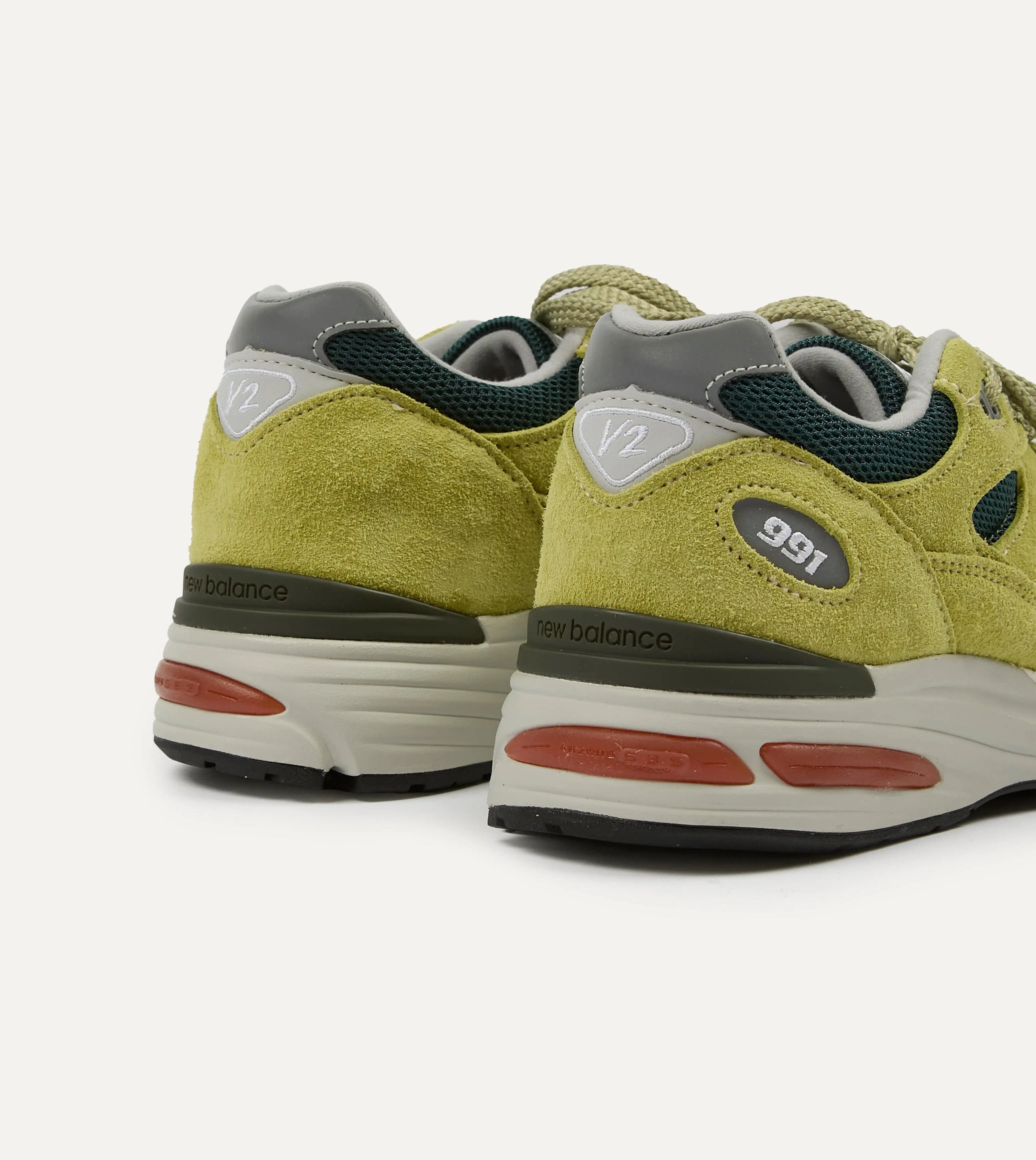 New Balance Neutral 'Grape Sorbet' Beechnut Made in UK 991v2 Trainers sold by Drake's London product image thumbnail 5