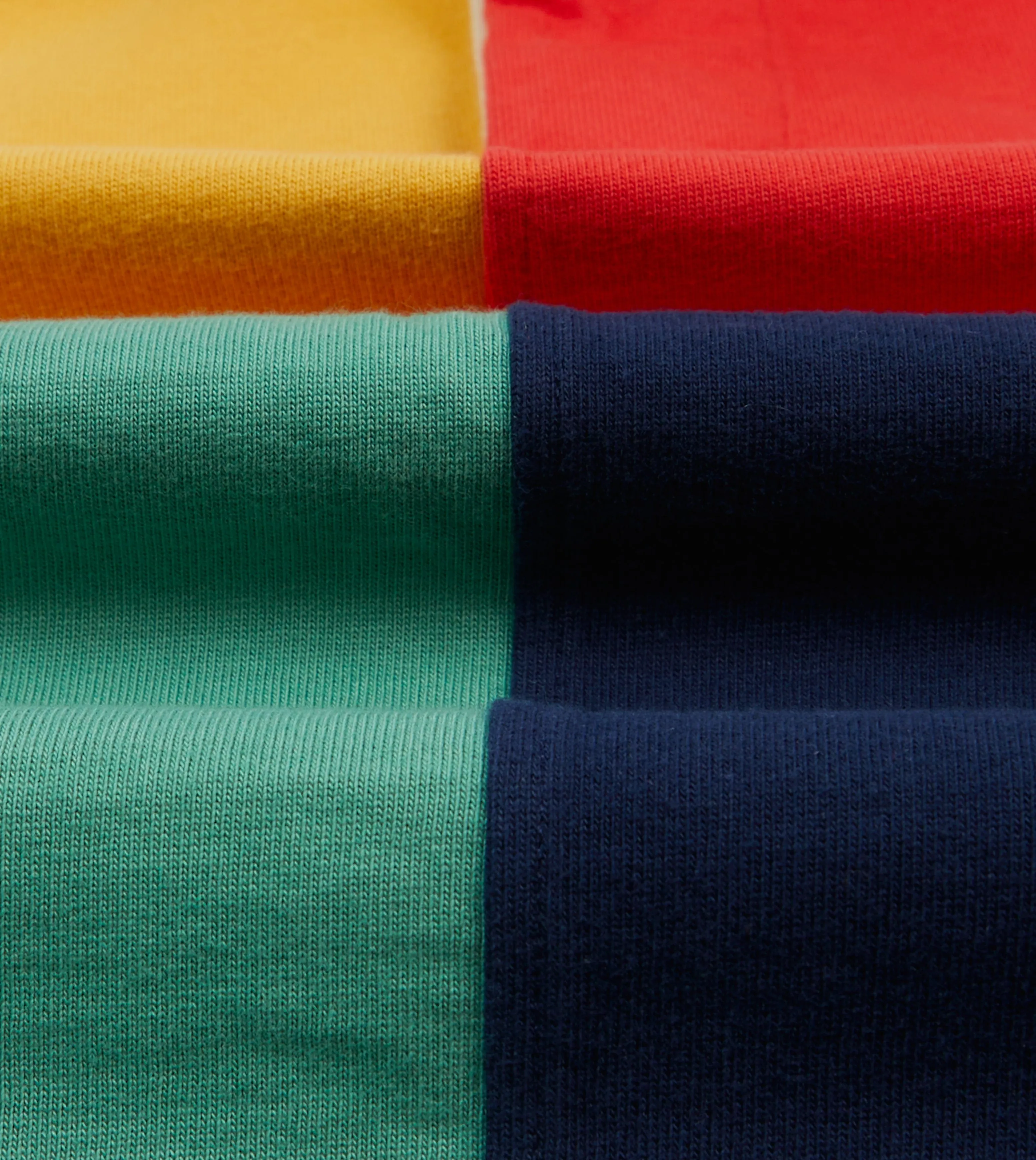 Multi Panelled Cotton Rugby Shirt sold by Drake's London product image thumbnail 2