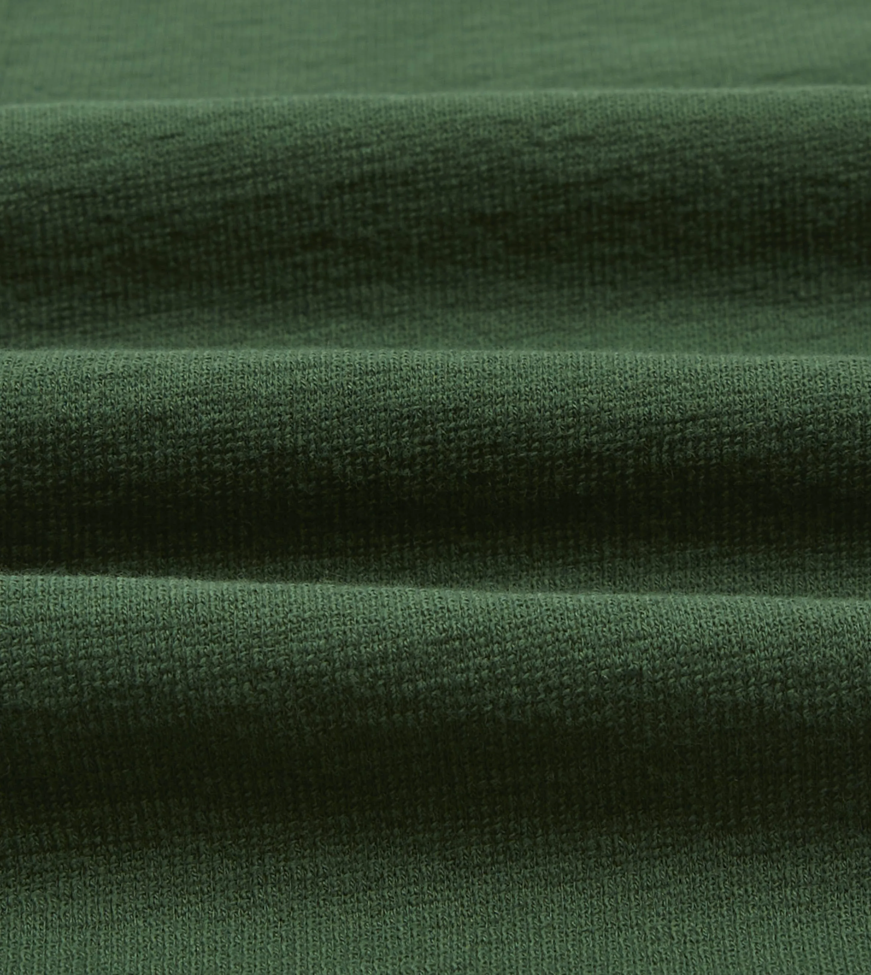 Green Cotton Long-Sleeve Mock Neck Hiking T-Shirt sold by Drake's London product image thumbnail 2