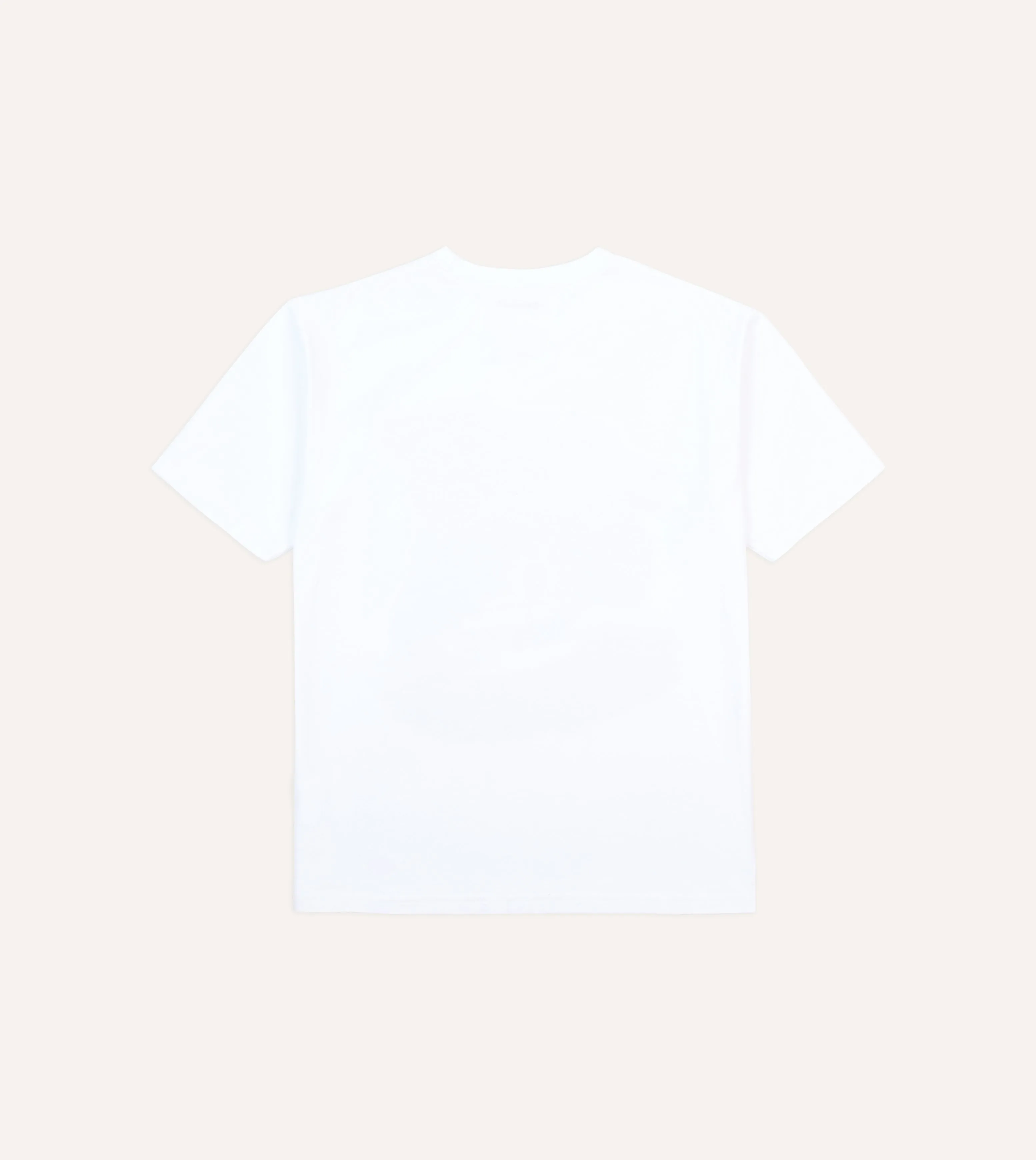 White Street Print Short-Sleeve Hiking T-Shirt sold by Drake's London product image thumbnail 5