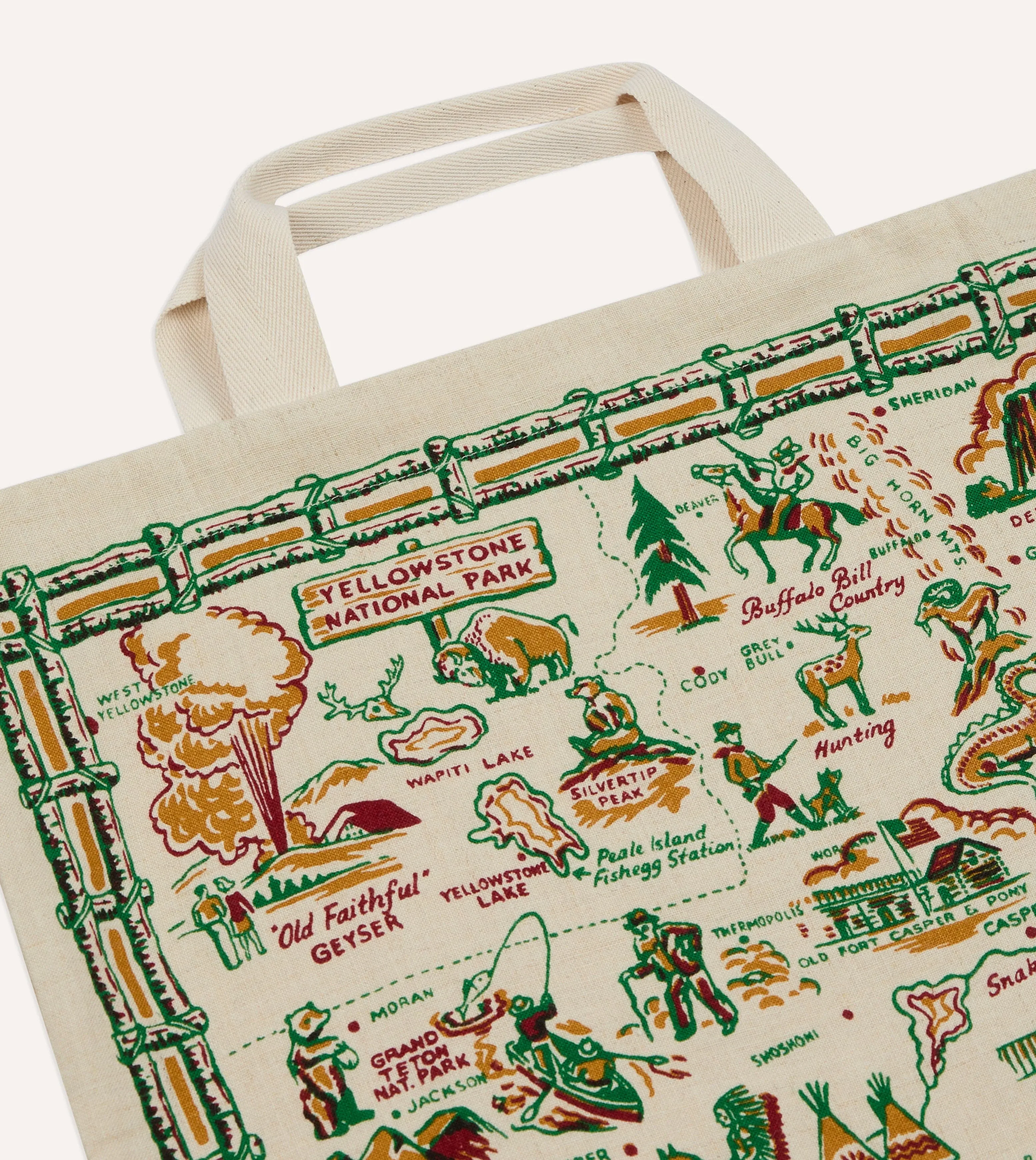 Rocky Mountain Featherbed Wyoming Tote Bag sold by Drake's London product image thumbnail 2