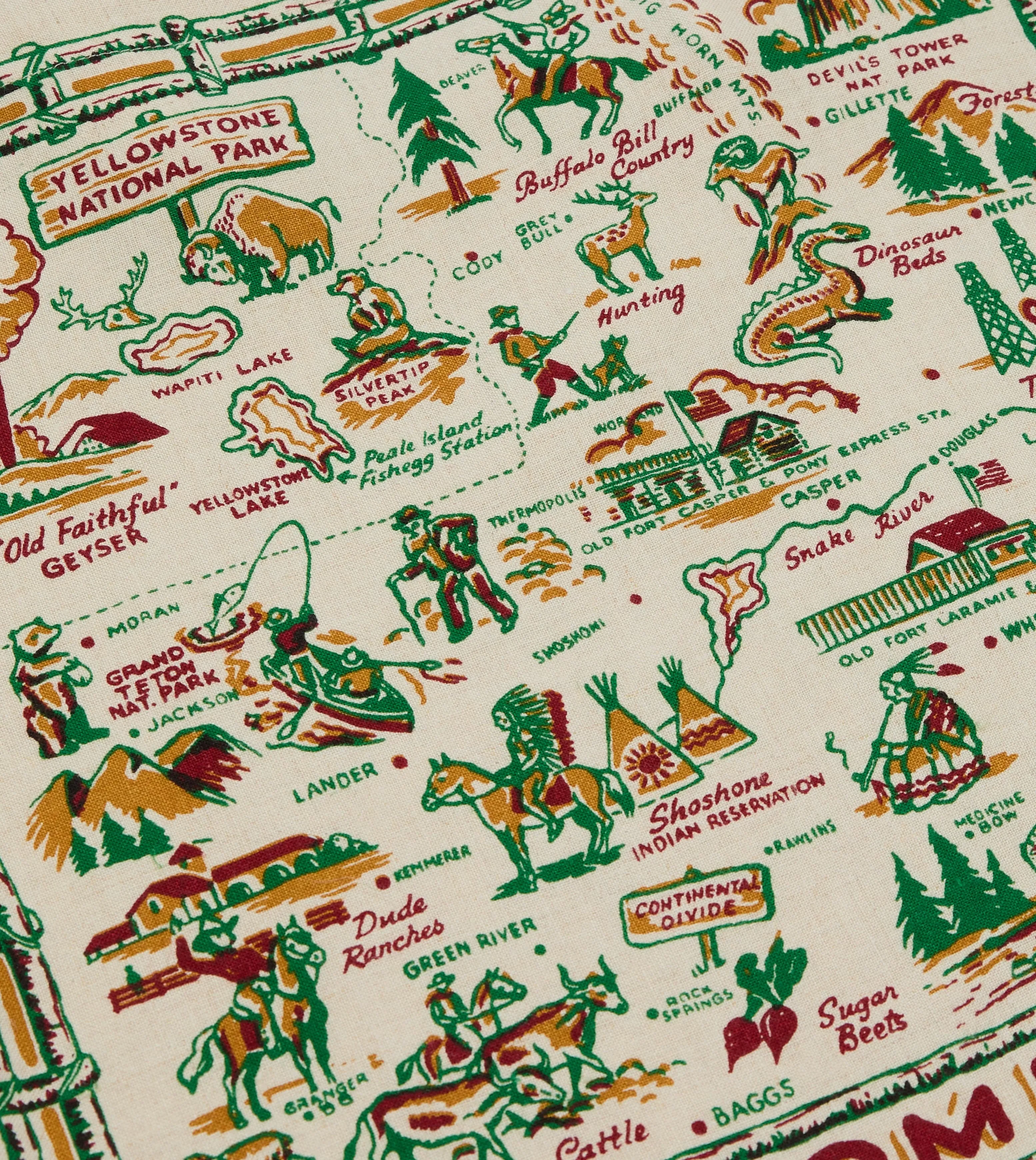 Rocky Mountain Featherbed Wyoming Tote Bag sold by Drake's London product image thumbnail 3