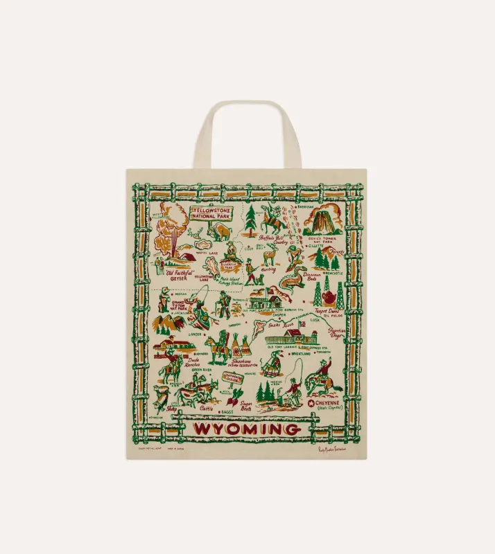 Rocky Mountain Featherbed Wyoming Tote Bag sold by Drake's London