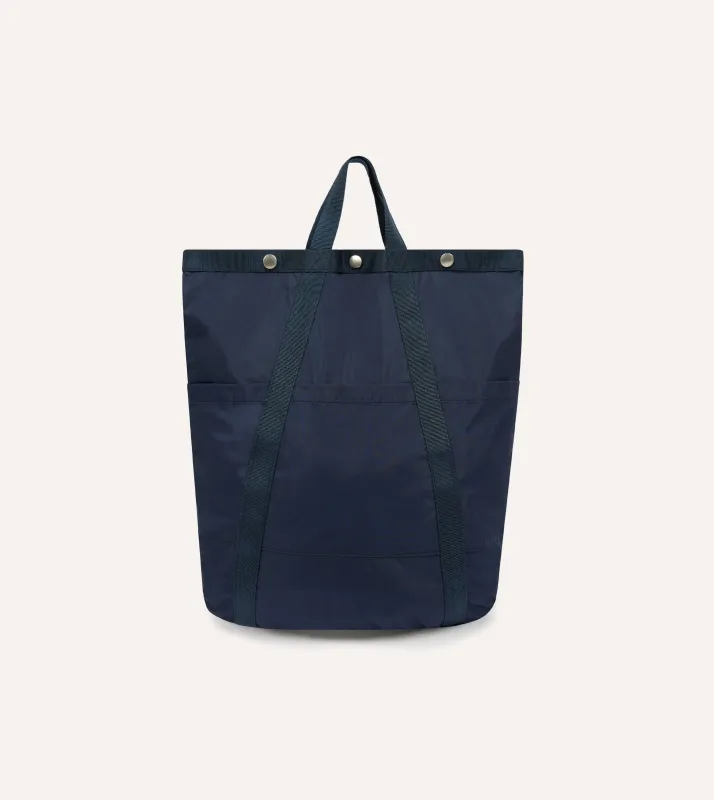 Rocky Mountain Featherbed Navy Wind Tote sold by Drake's London