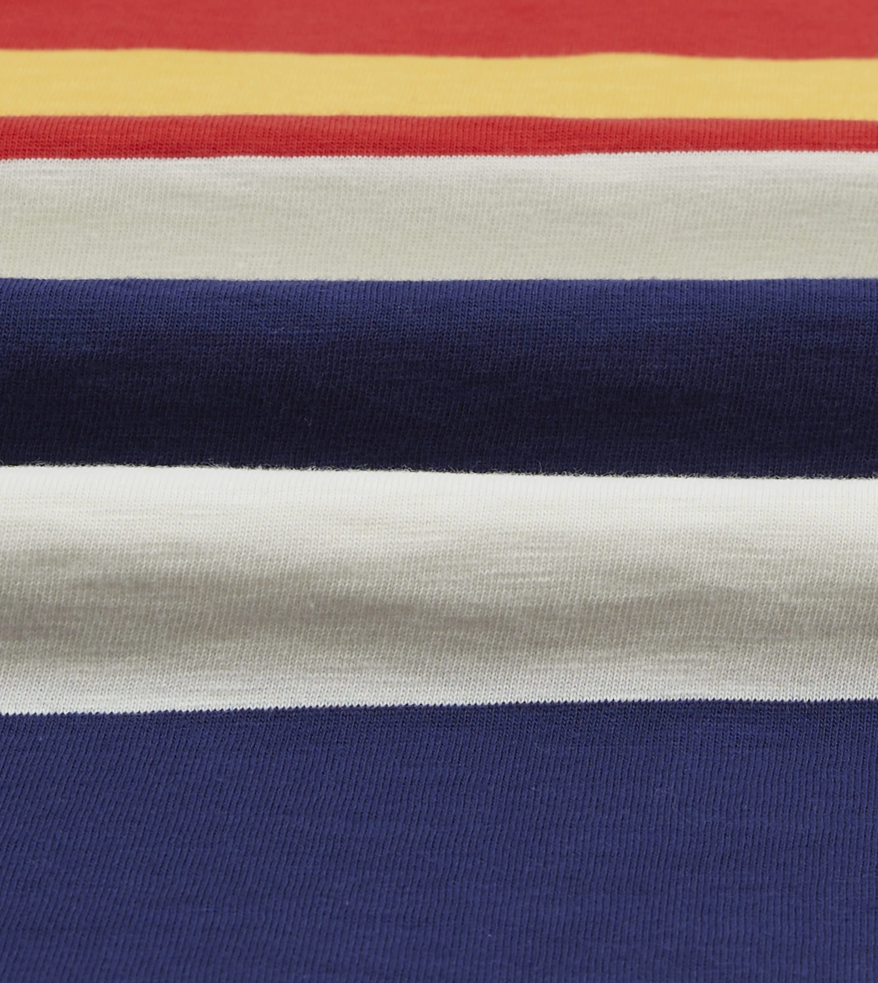 Multi Stripe Flamé Cotton Rugby Shirt sold by Drake's London product image thumbnail 2