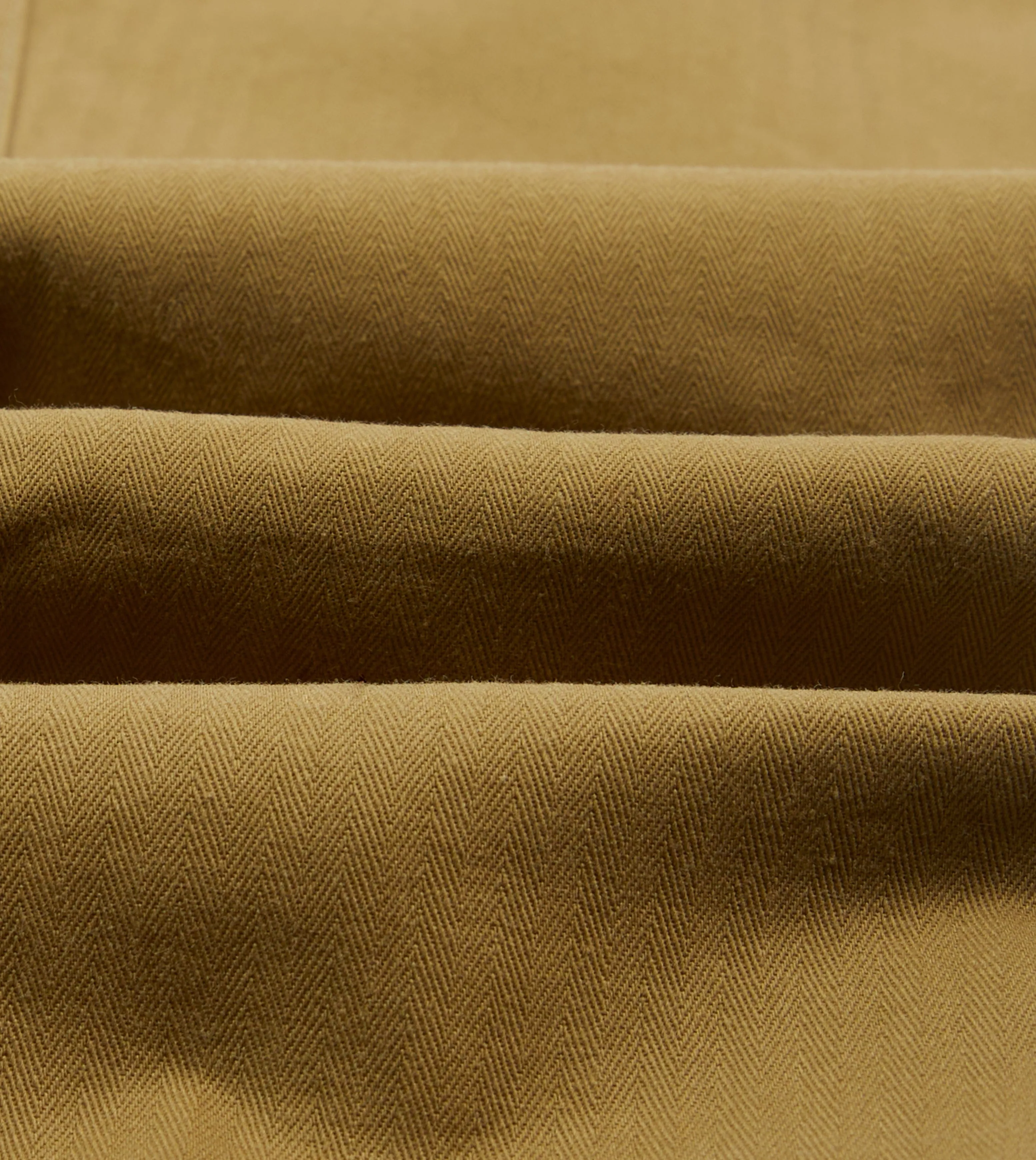 Khaki Herringbone Twill Cotton Drawstring Trousers sold by Drake's London product image thumbnail 2