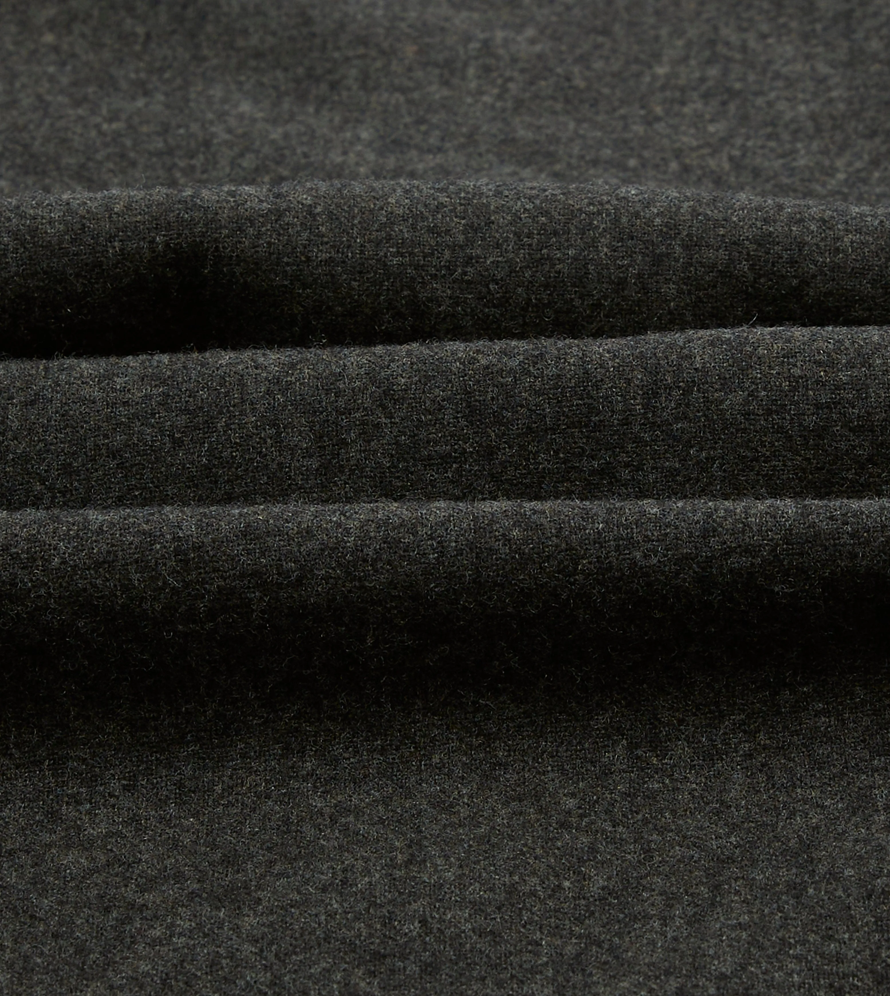 Grey Wool Four-Pocket Camp Collar Work Shirt sold by Drake's London product image thumbnail 2