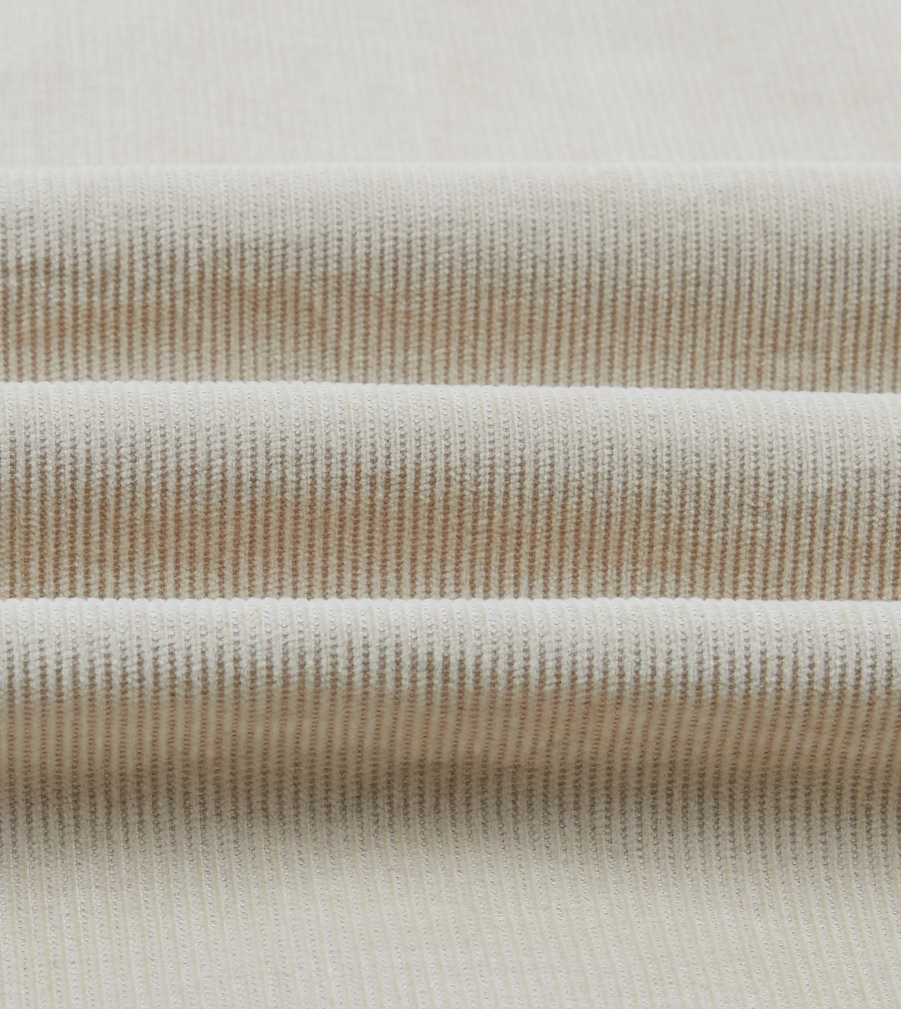 Ecru Corduroy Two-Pocket Western Shirt sold by Drake's London product image thumbnail 2