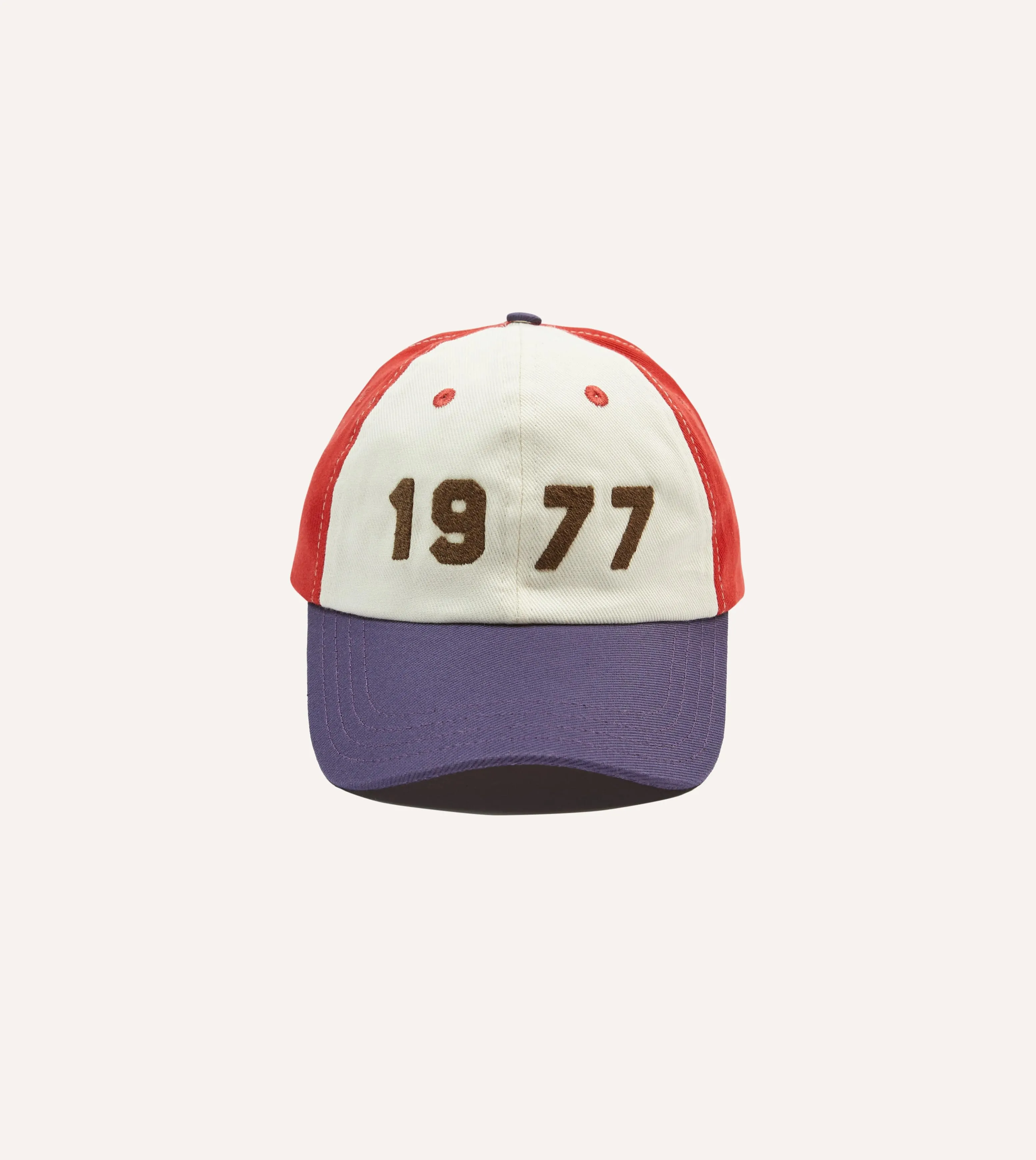1977' Cotton Twill Baseball Cap sold by Drake's London